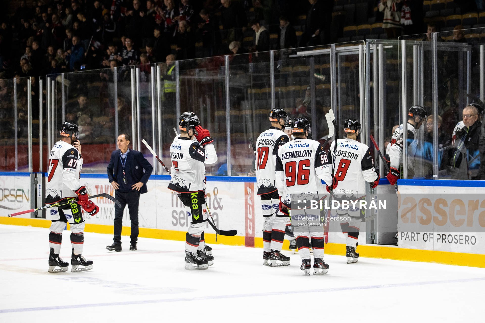 Malmö Redhawks spelare deppar