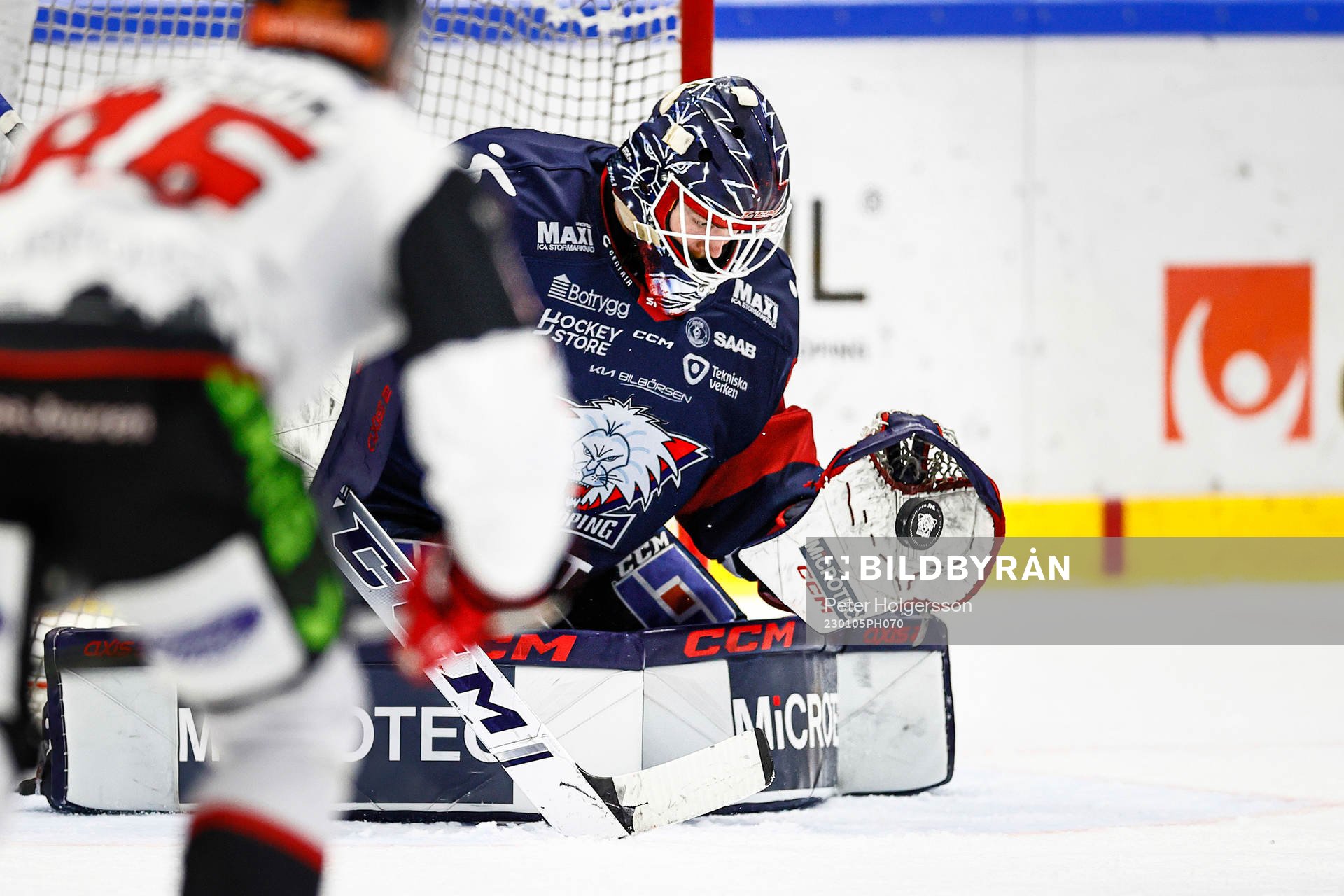 Linköpings målvakt Marcus Högberg