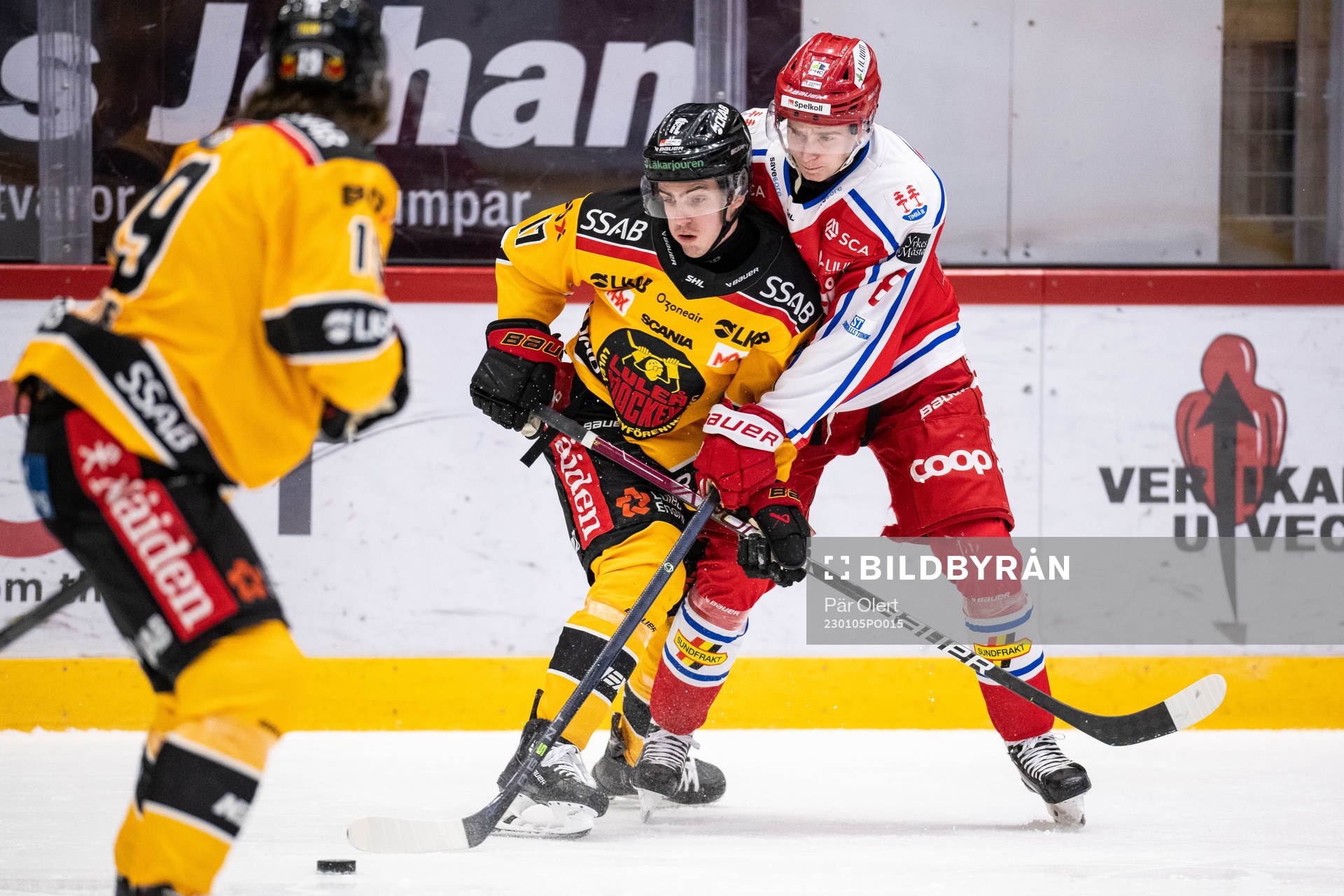 Luleås Isac Brännström och Timrås Emil Melander