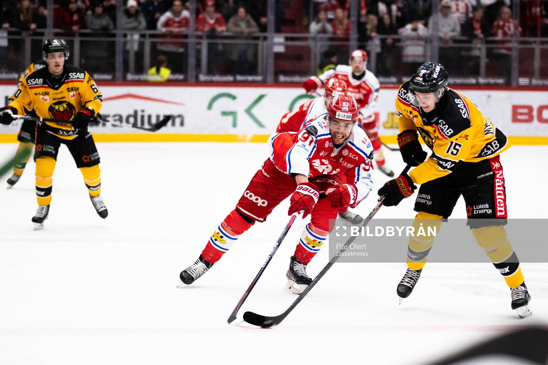 Timrås Magnus Pääjärvi och Luleås Carl Mattsson