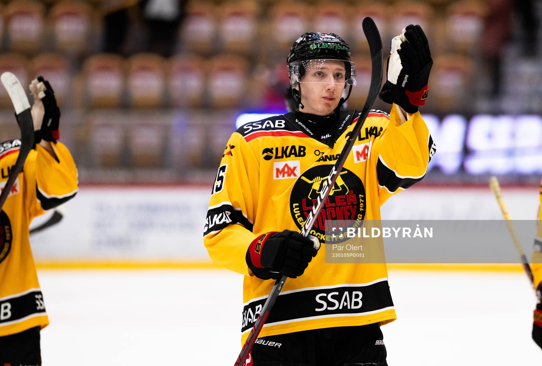 Luleås Carl Mattsson jublar