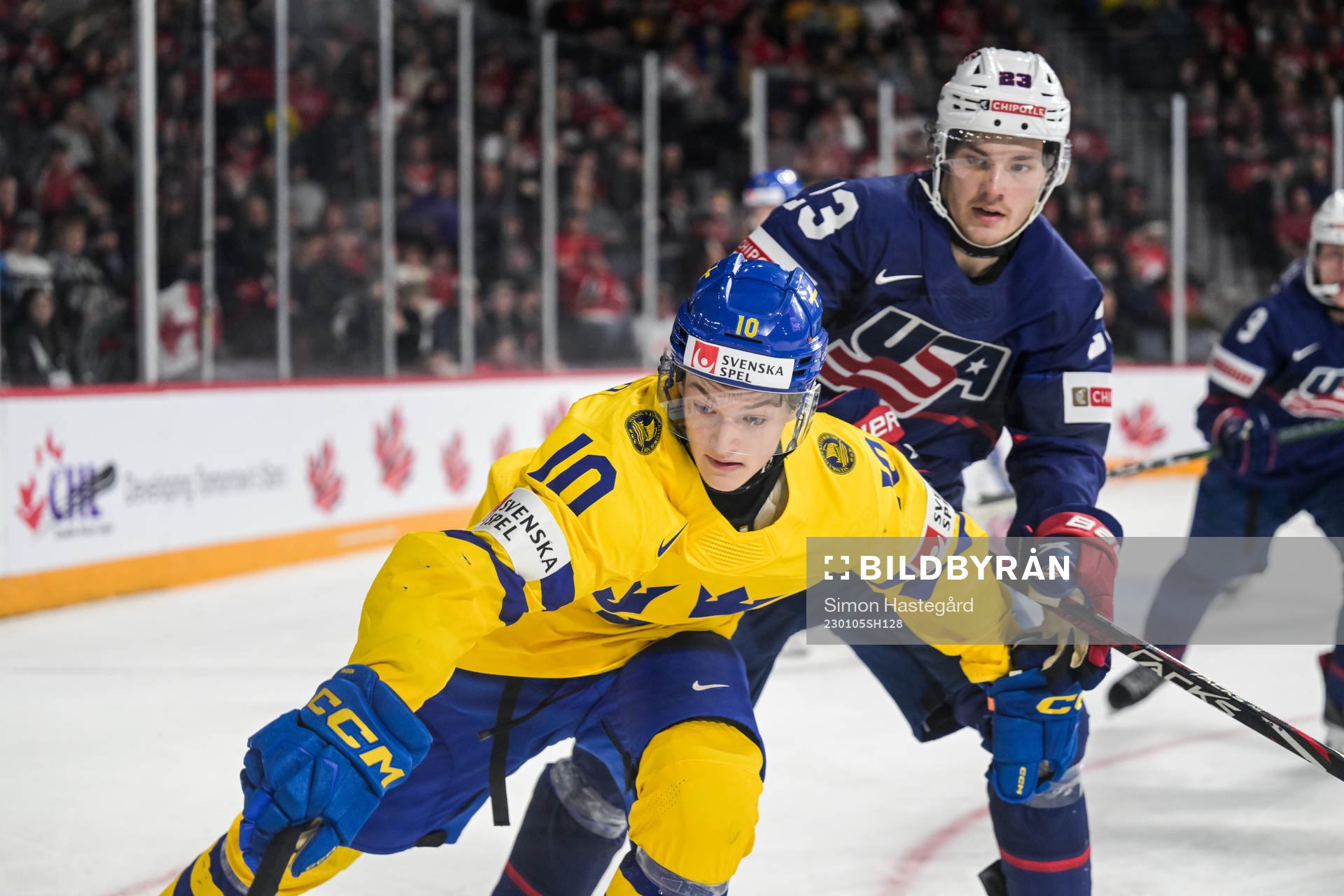 Fabian Wagner of Sweden and Jack Peart of USA
