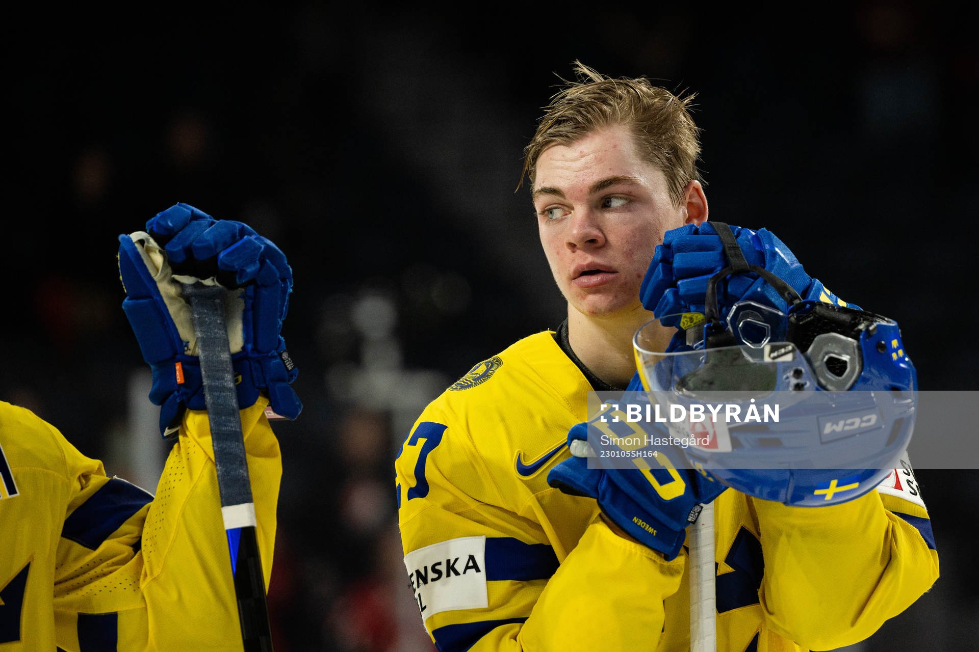 Oskar Pettersson of Sweden looks dejected