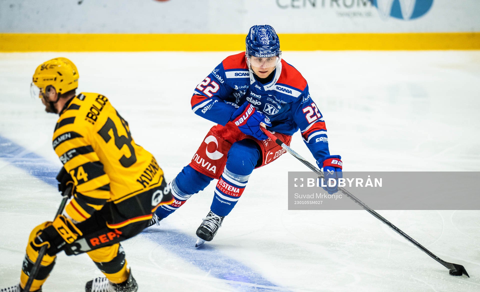 Skellefteås Tom Kühnhackl och Oskarshamns John Dahlström