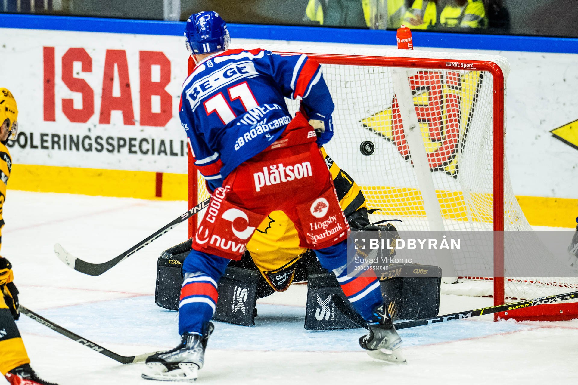 Oskarshamns Antti Suomela gör 2-1 bakom Skellefteås