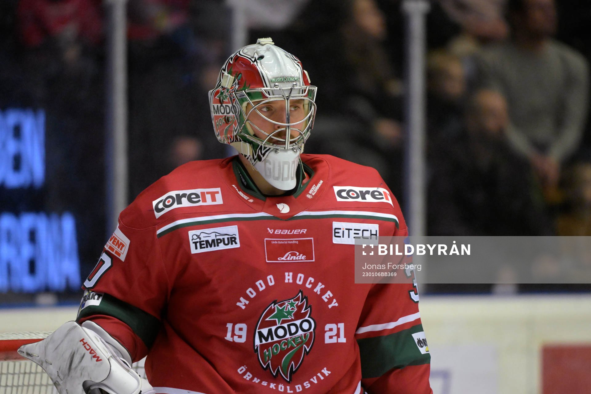 Modos målvakt Krister Gudlevskis