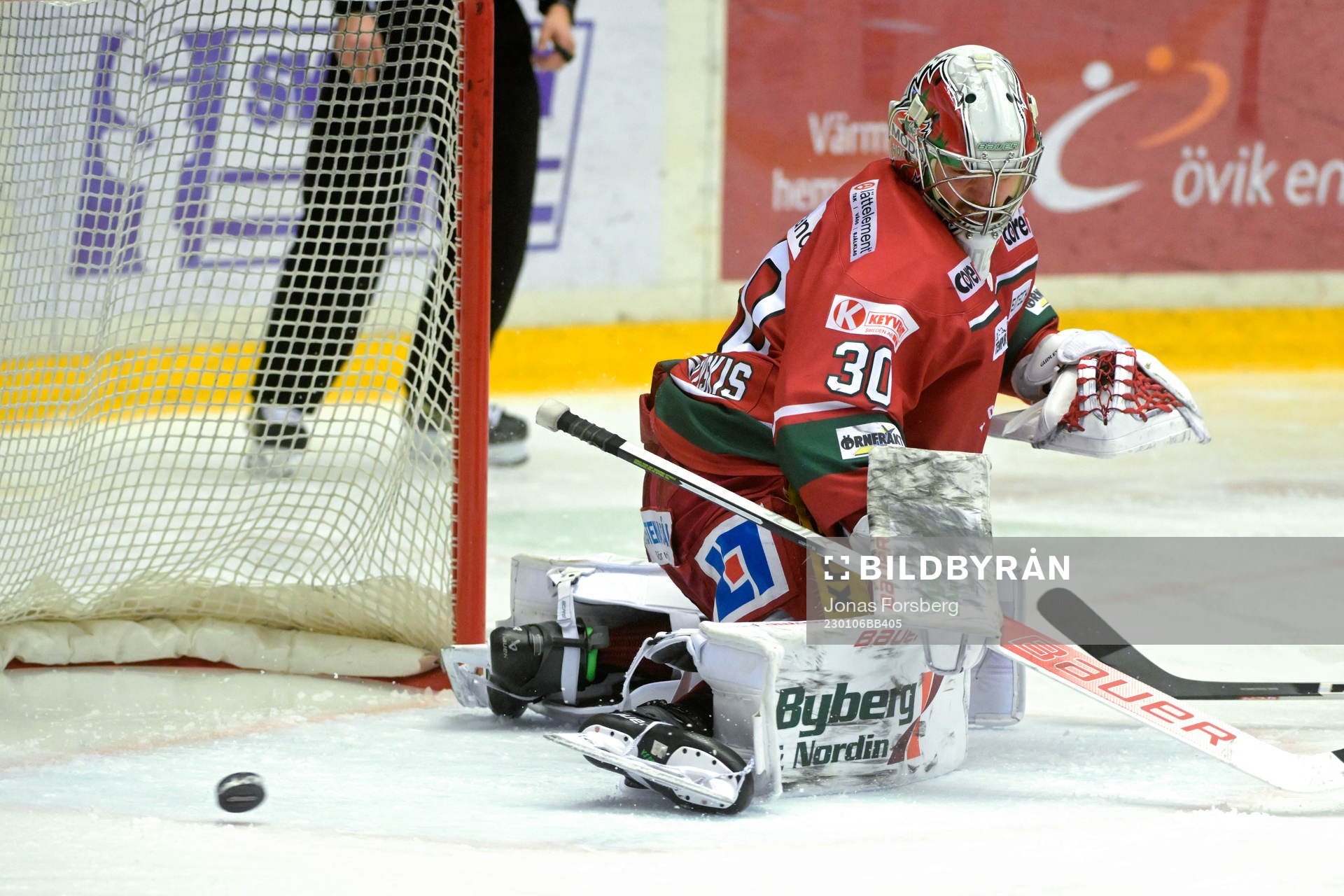 Modos målvakt Krister Gudlevskis