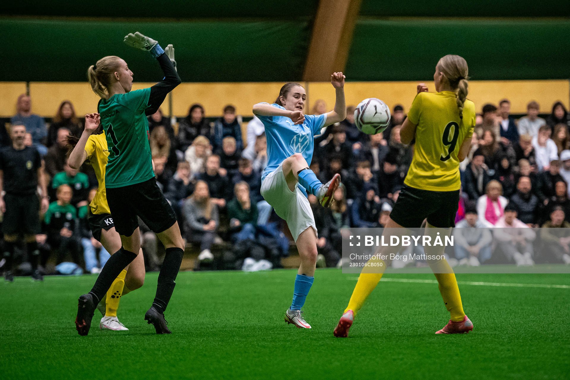 Malmö FF F16s Elvira Björkstrand mot Lunds BK F16s