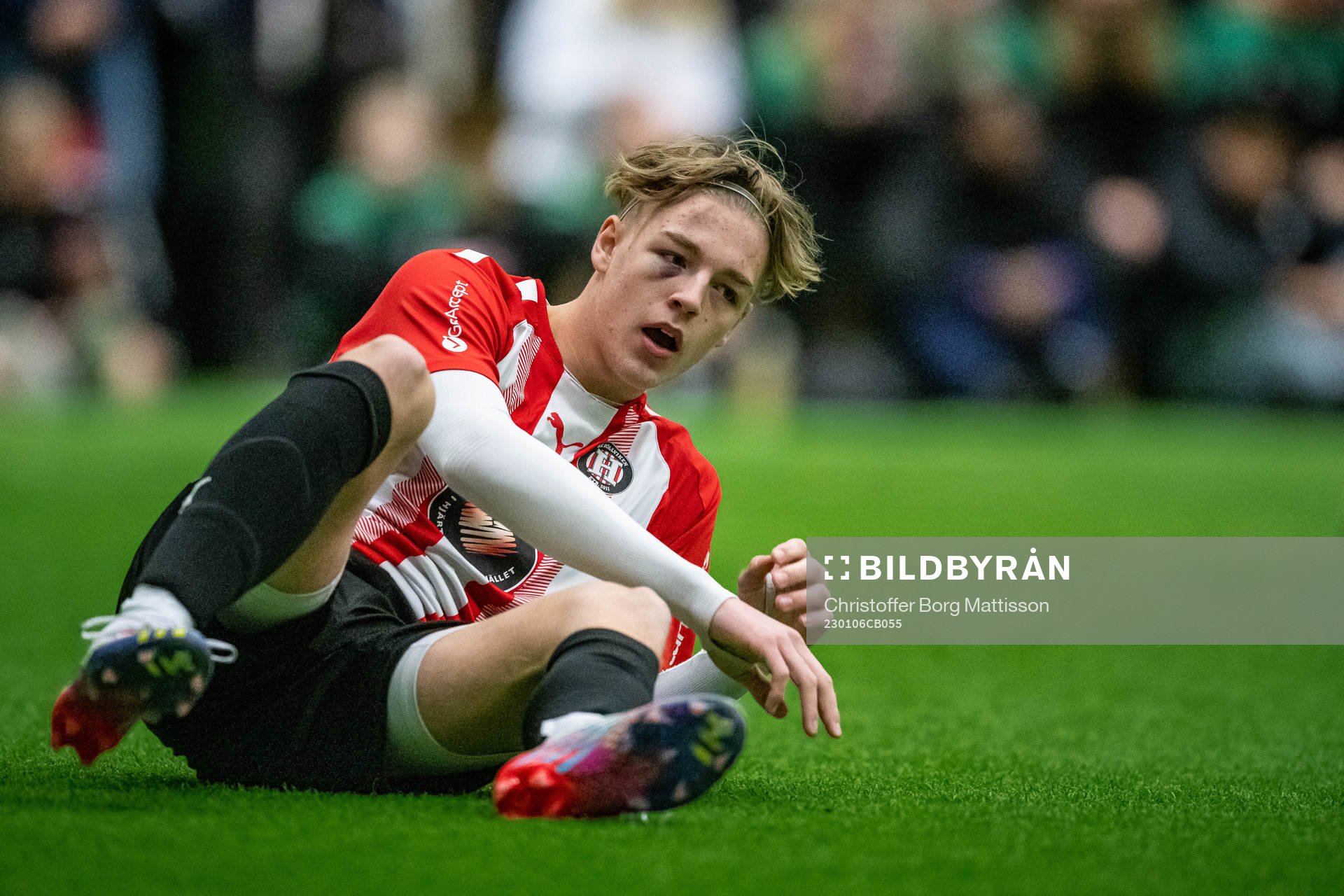 BK Höllviken P16s Oliver Olsson deppar