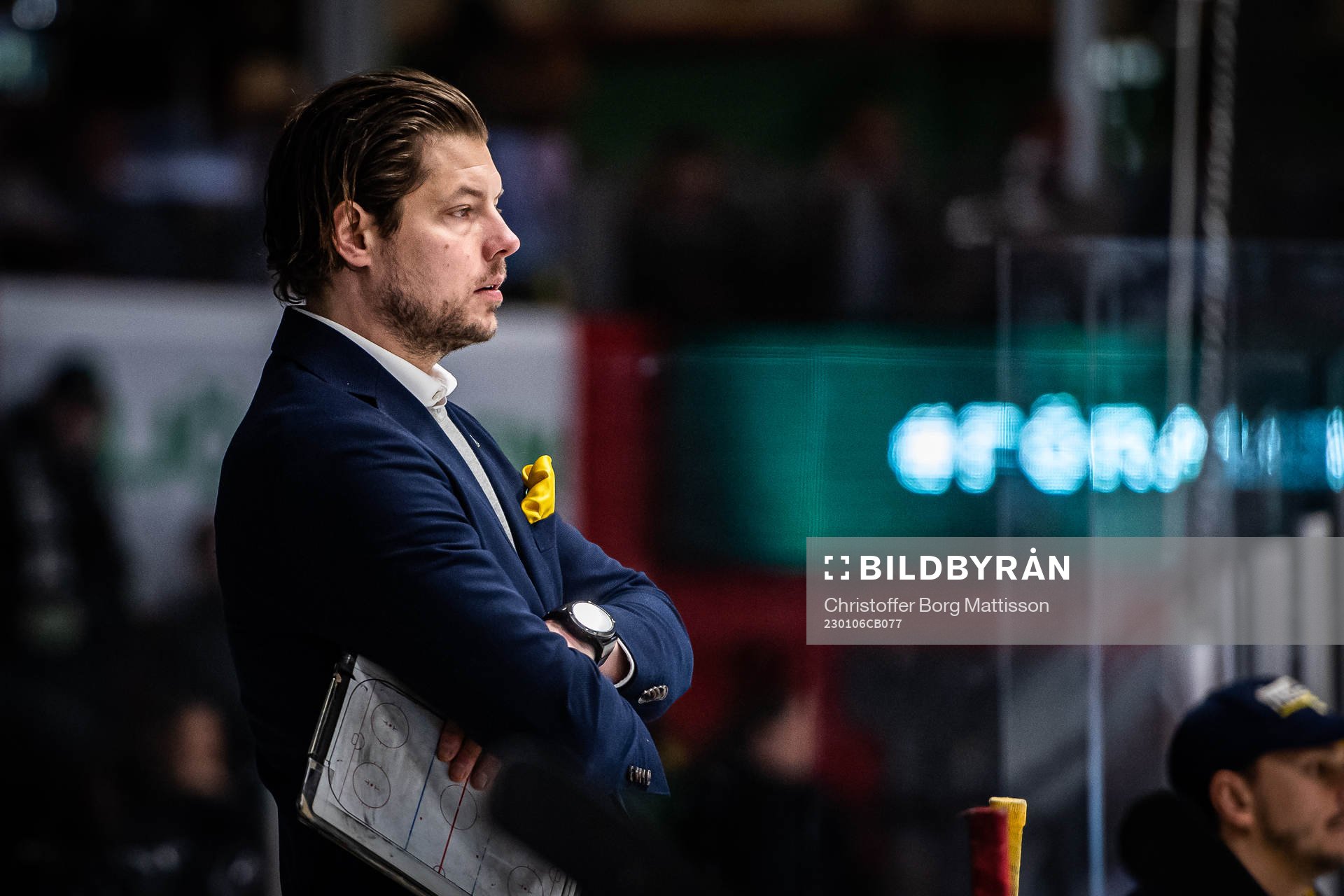 Södertäljes assisterande tränare Mattias Zackrisson