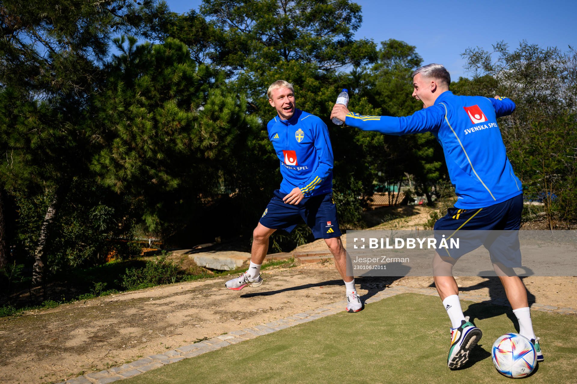 André Boman and Jacob Ondrejka of the Swedish men's