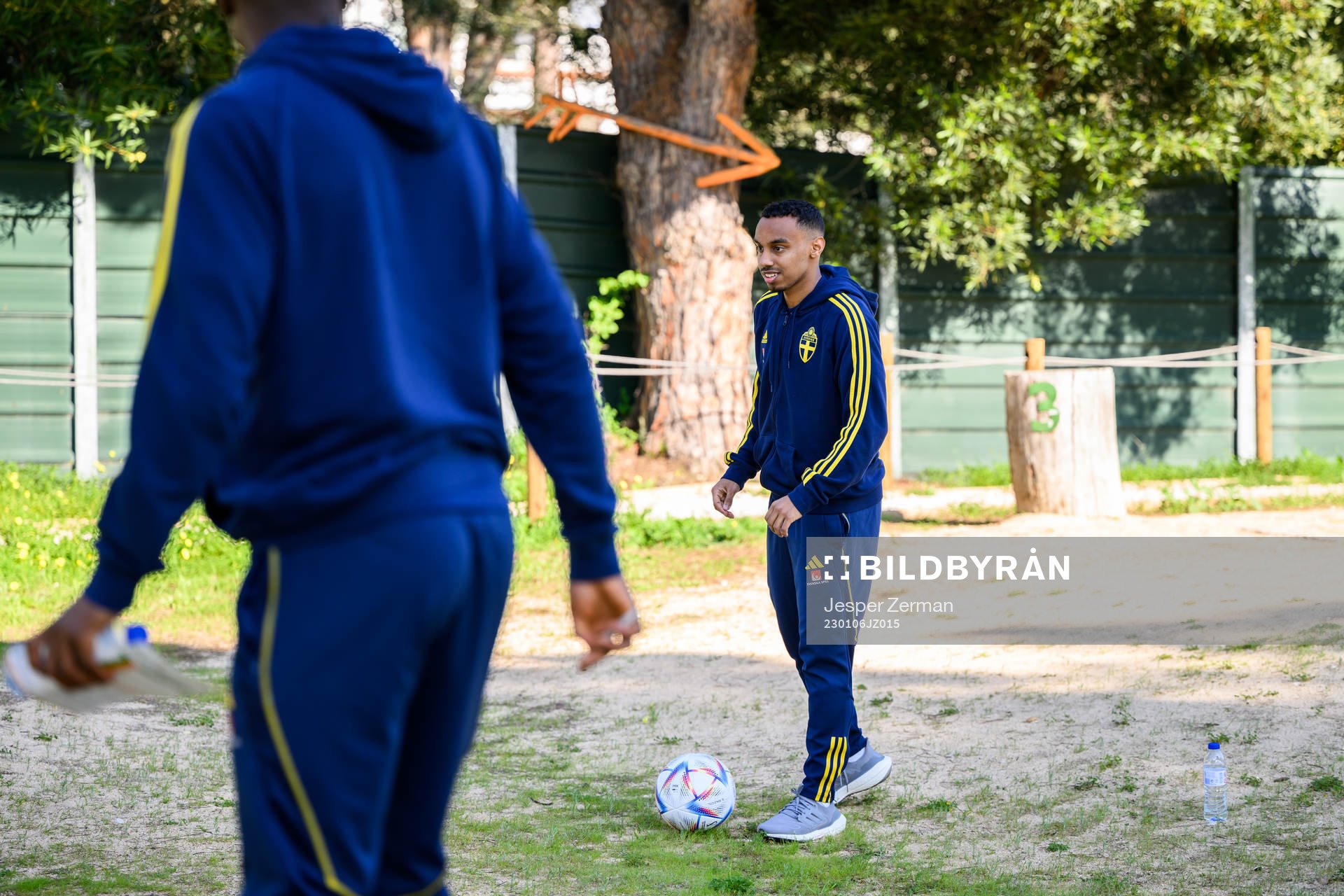 Bilal Hussein of the Swedish men's football national team