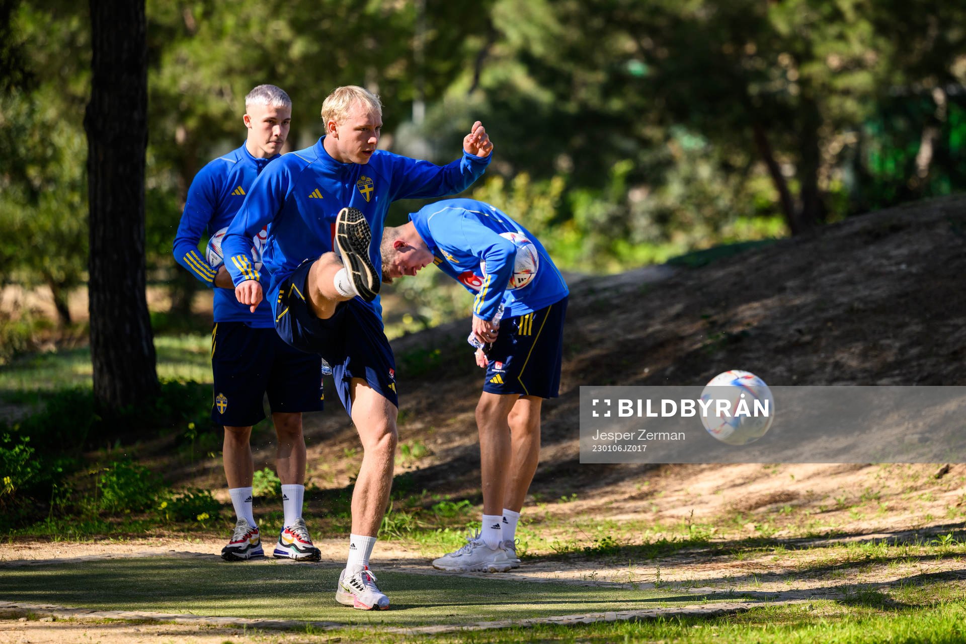Jacob Ondrejka, André Boman and Alexander Bernhardsson of
