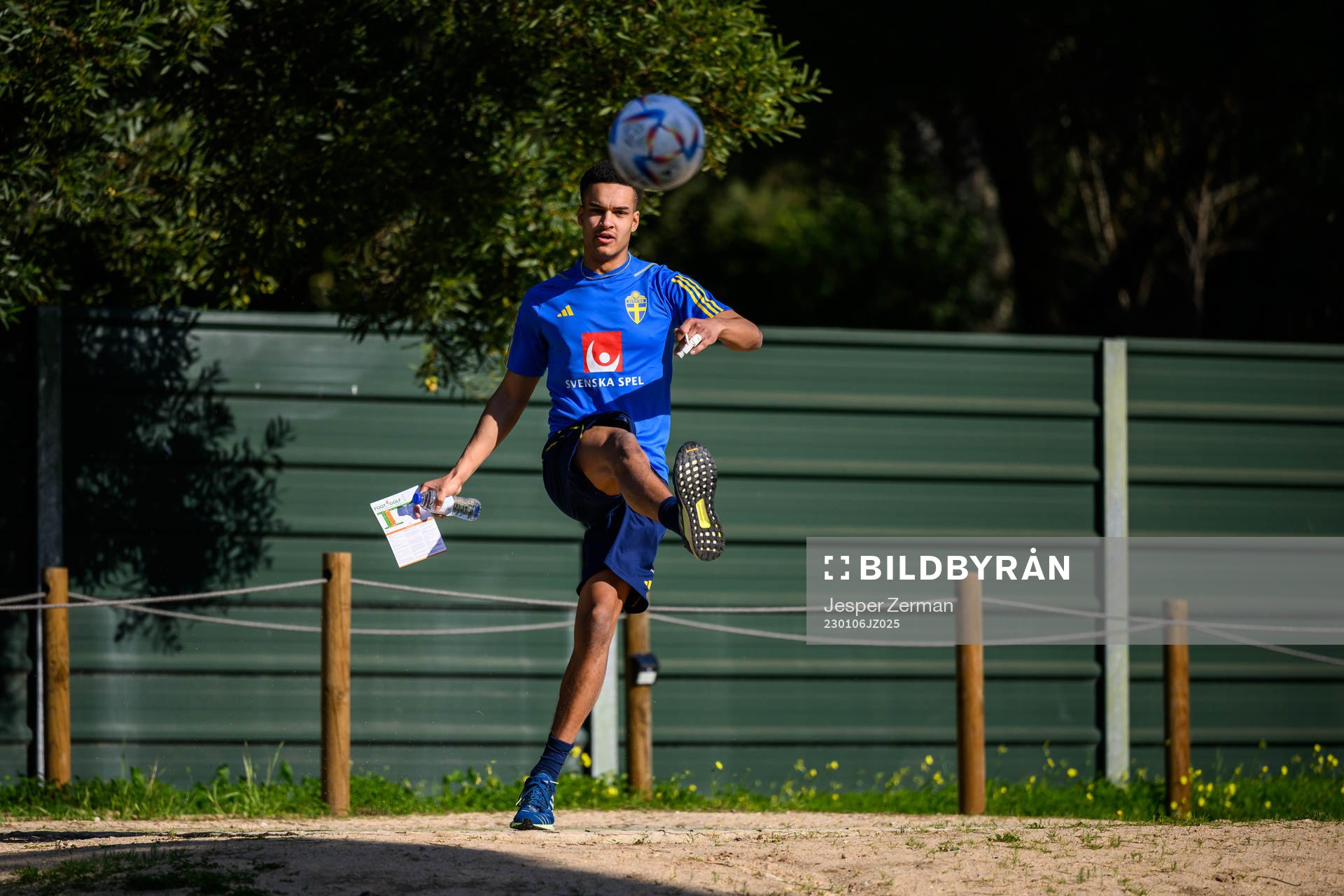 goalkeeper Oliver Dovin of the Swedish men's football