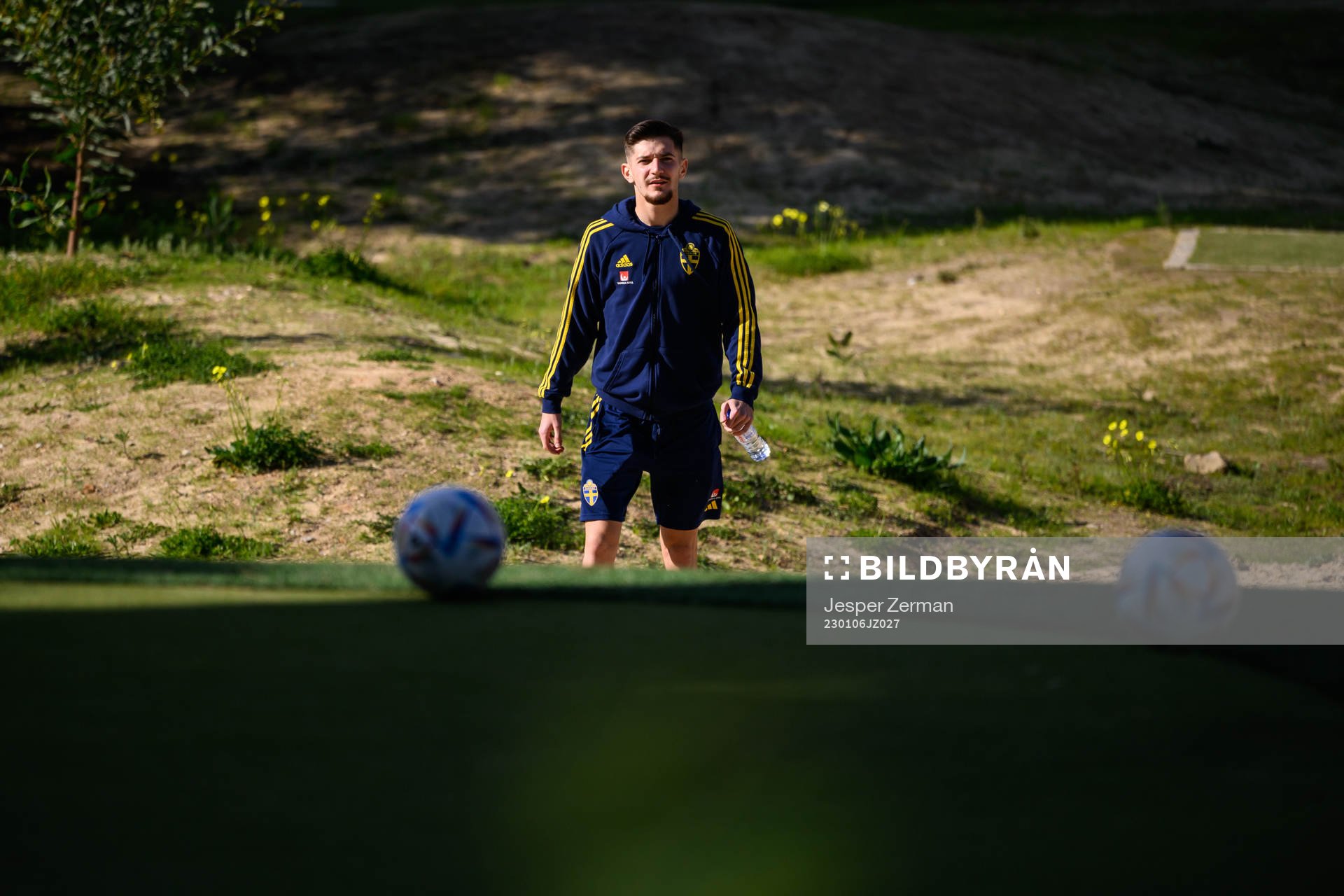Armin Gigovic of the Swedish men's football national team