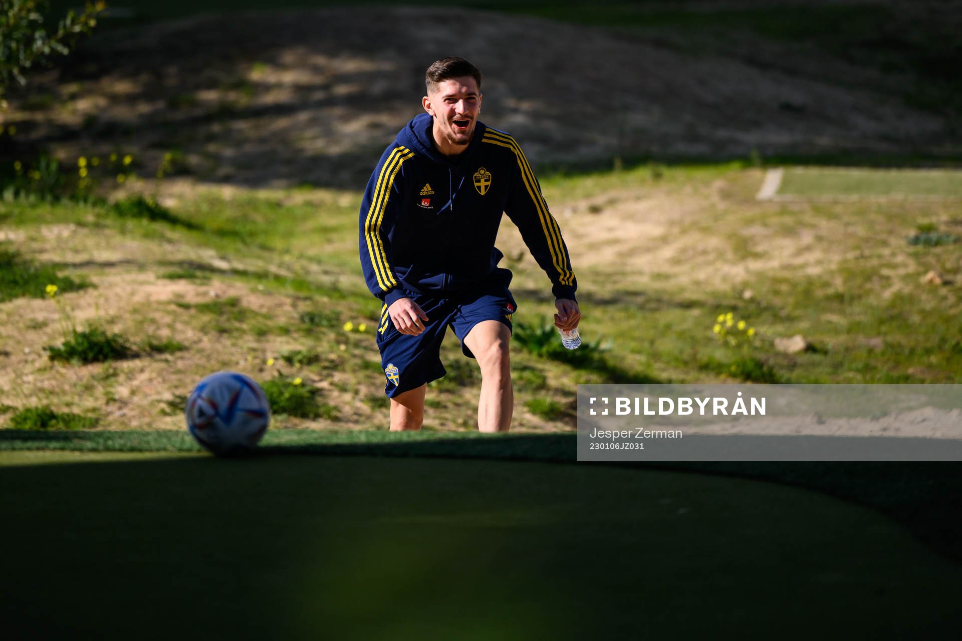 Armin Gigovic of the Swedish men's football national team