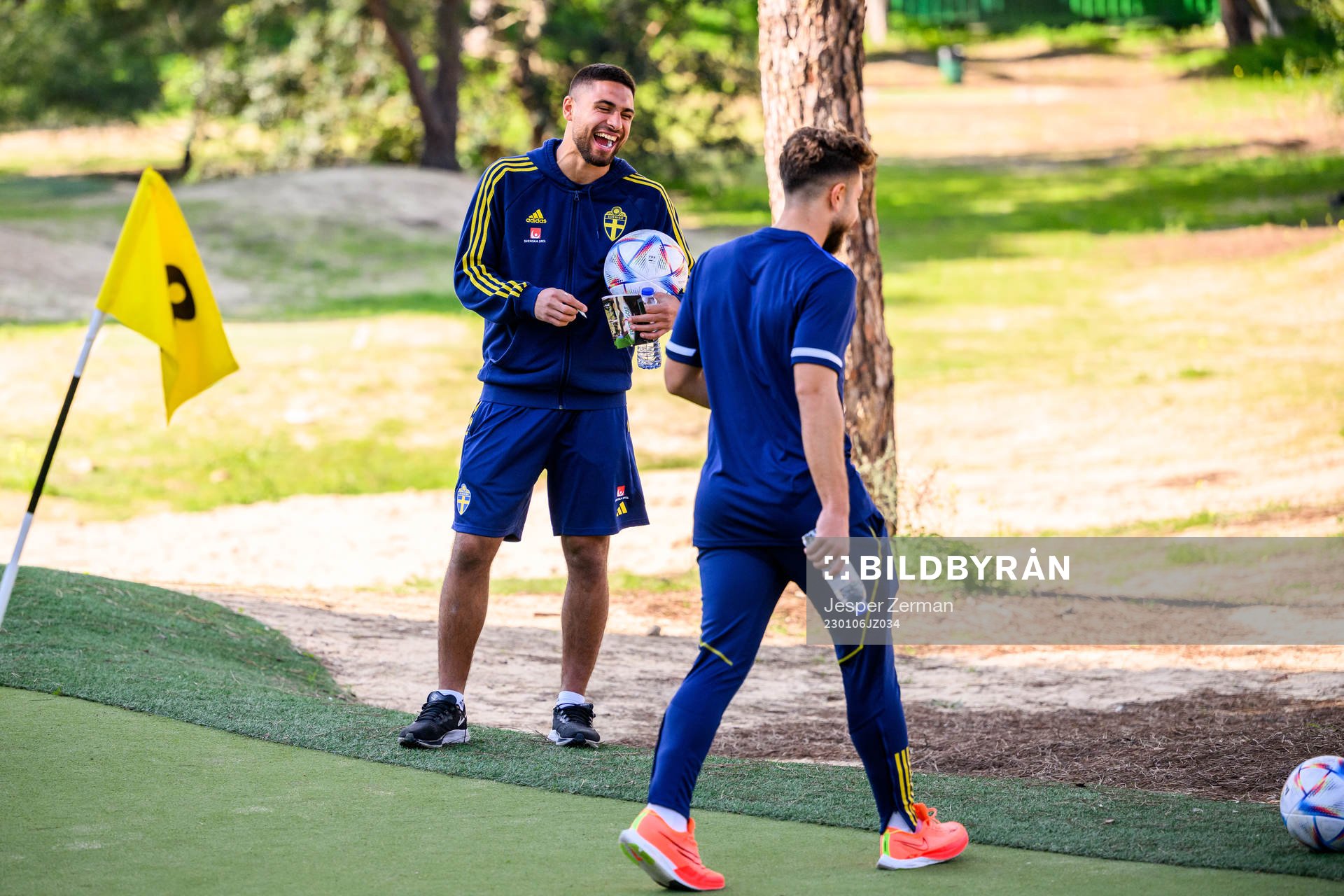 Omar Faraj and Moustafa Zeidan of the Swedish men's