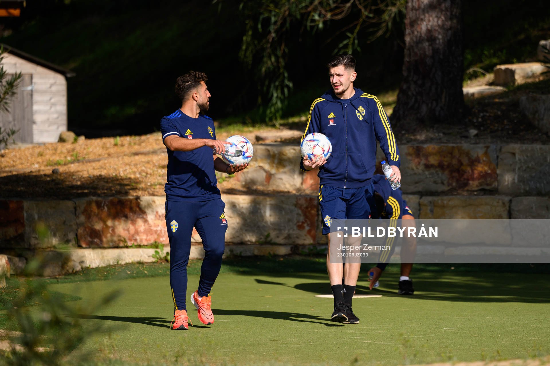 Moustafa Zeidan and Armin Gigovic of the Swedish men's