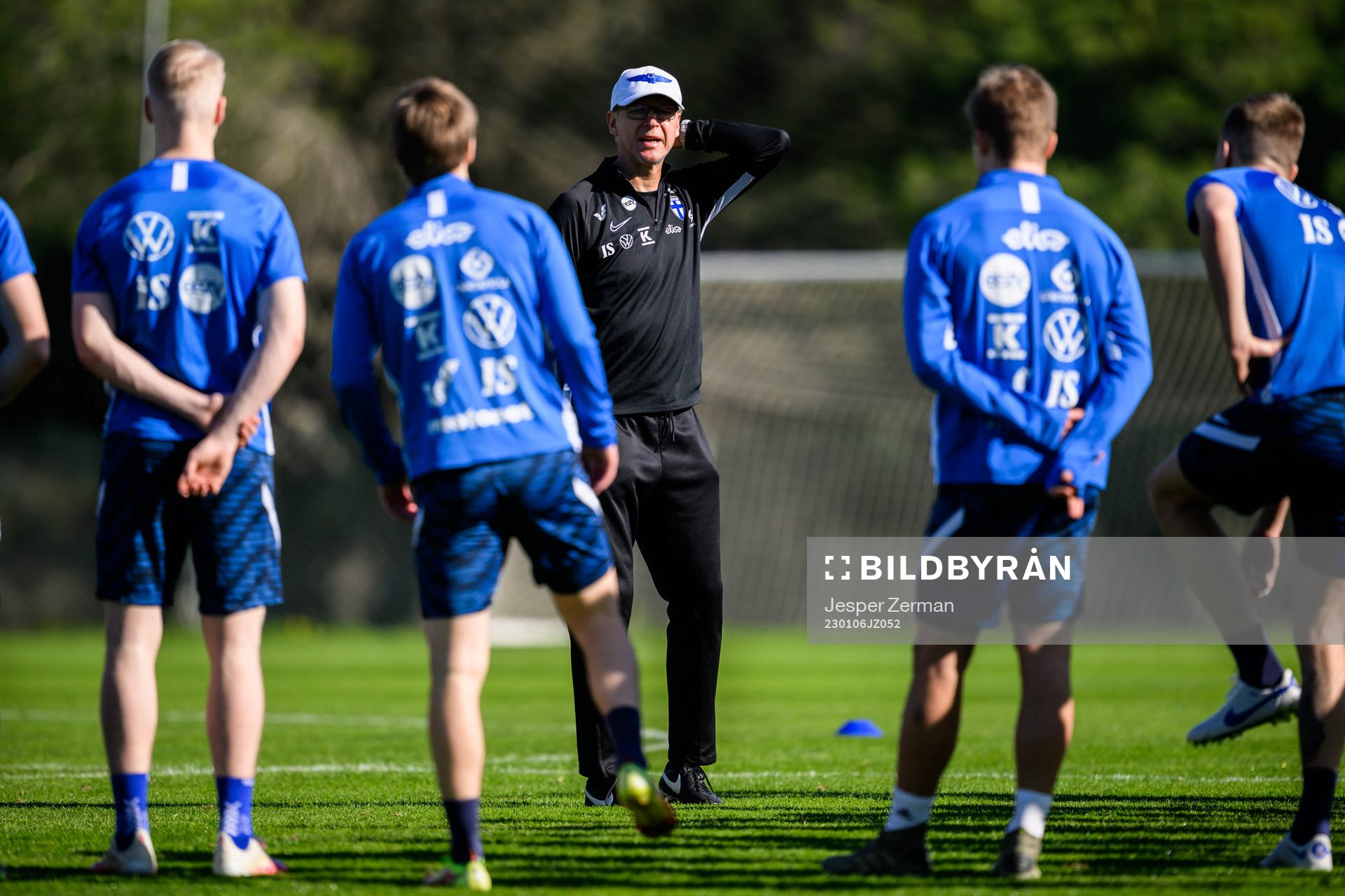 head coach Markku Kanerva of the Finnish men's national
