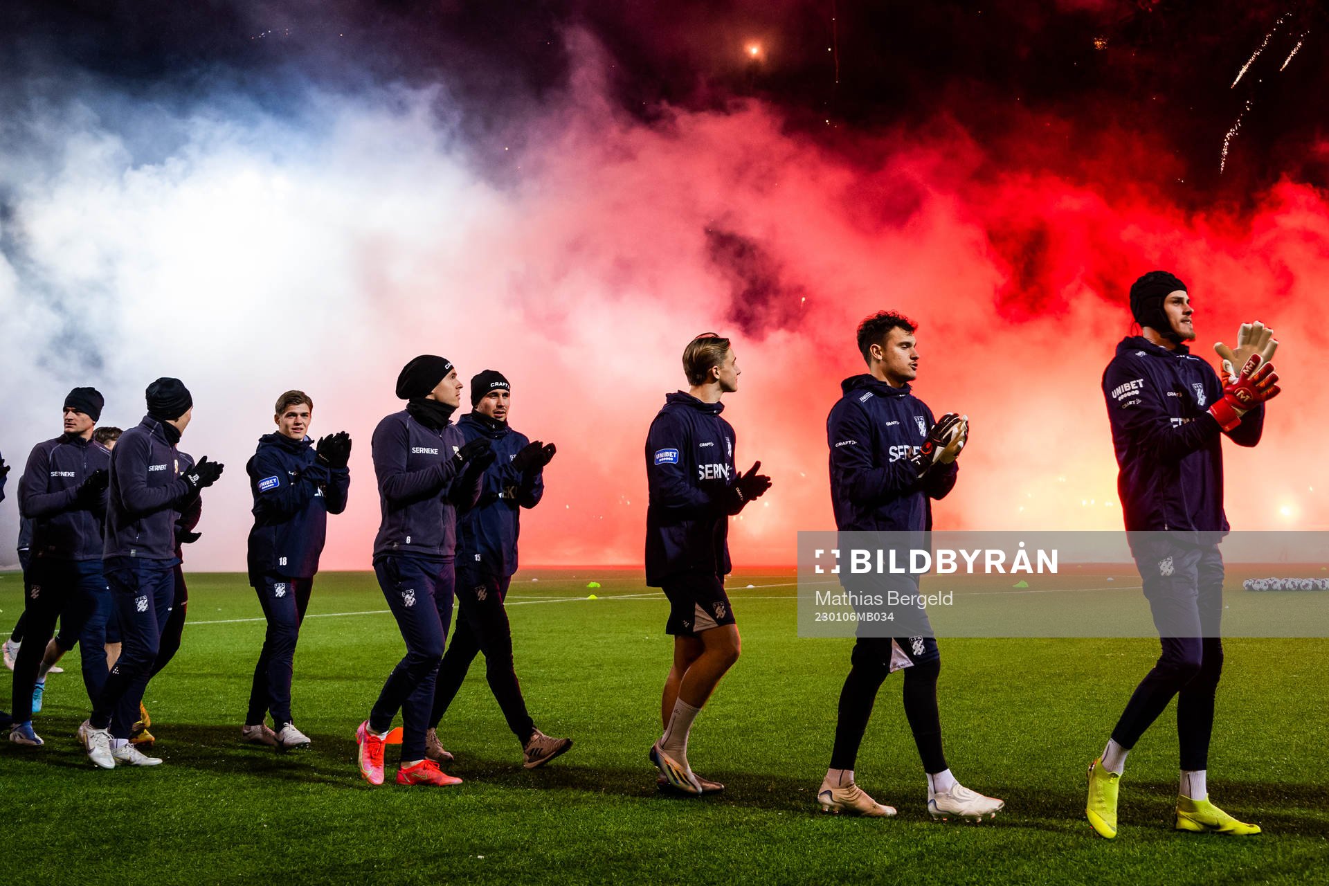 Felix Eriksson, Eman Markovic, Anders Trondsen och Linus
