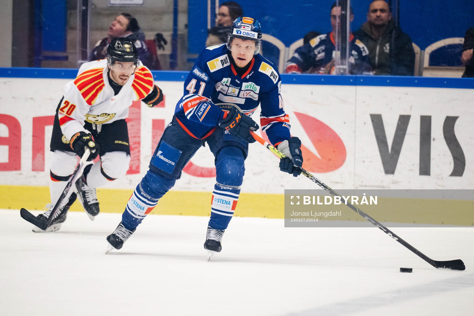 Brynäs Oula Palve och Växjös Ludvig Nilsson