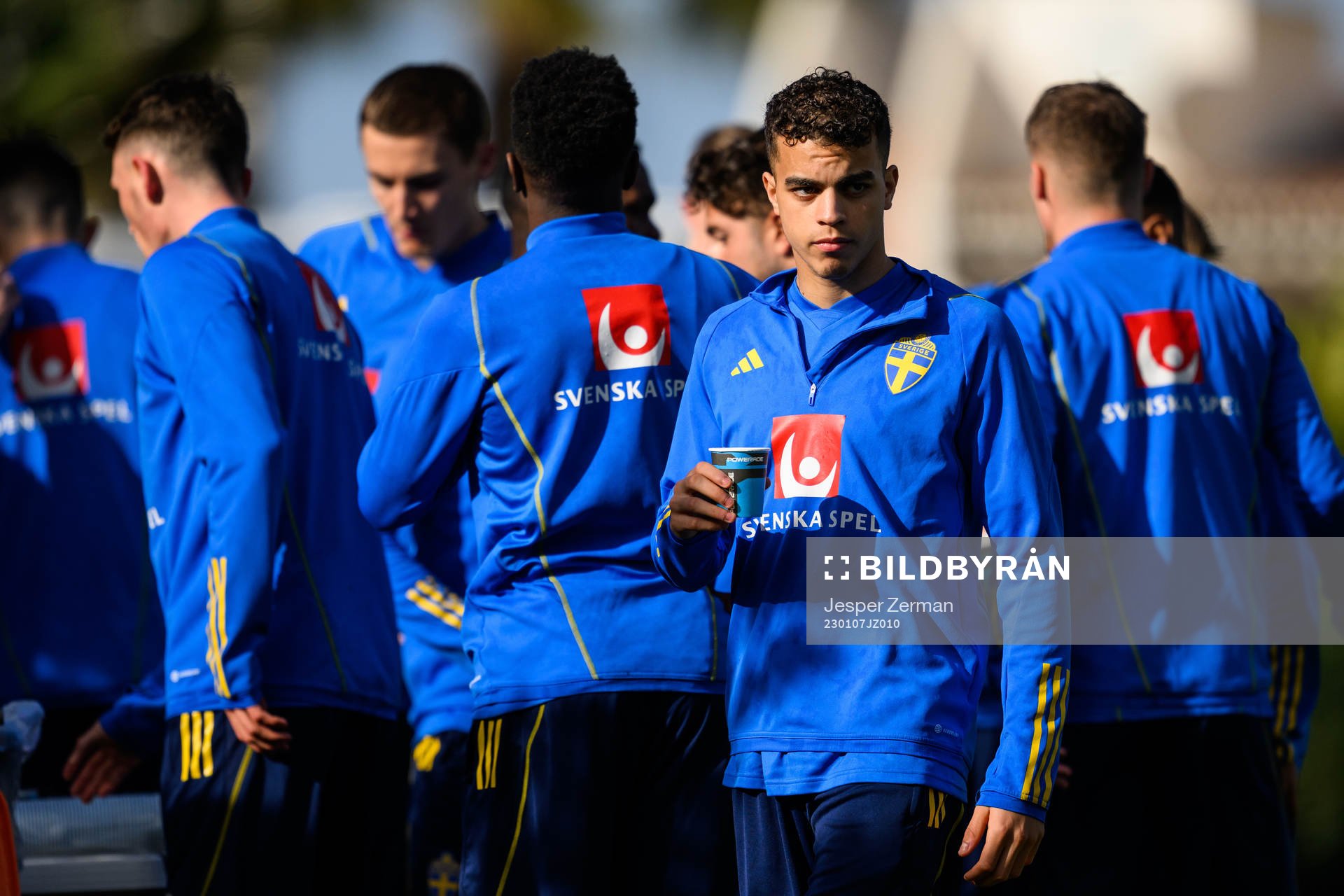 Yasin Ayari of the Swedish men's football national team at
