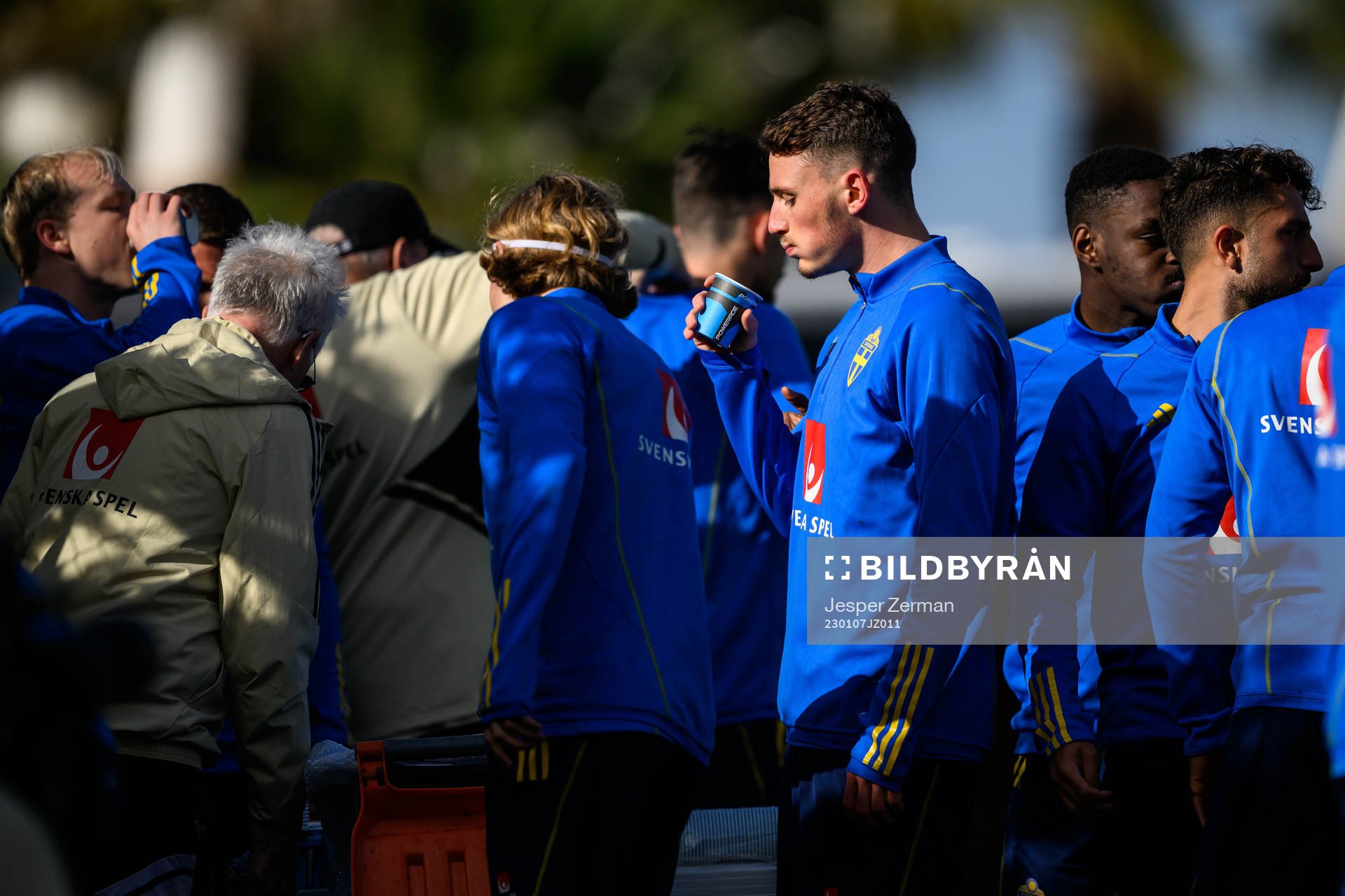 Noah Persson of the Swedish men's football national team at