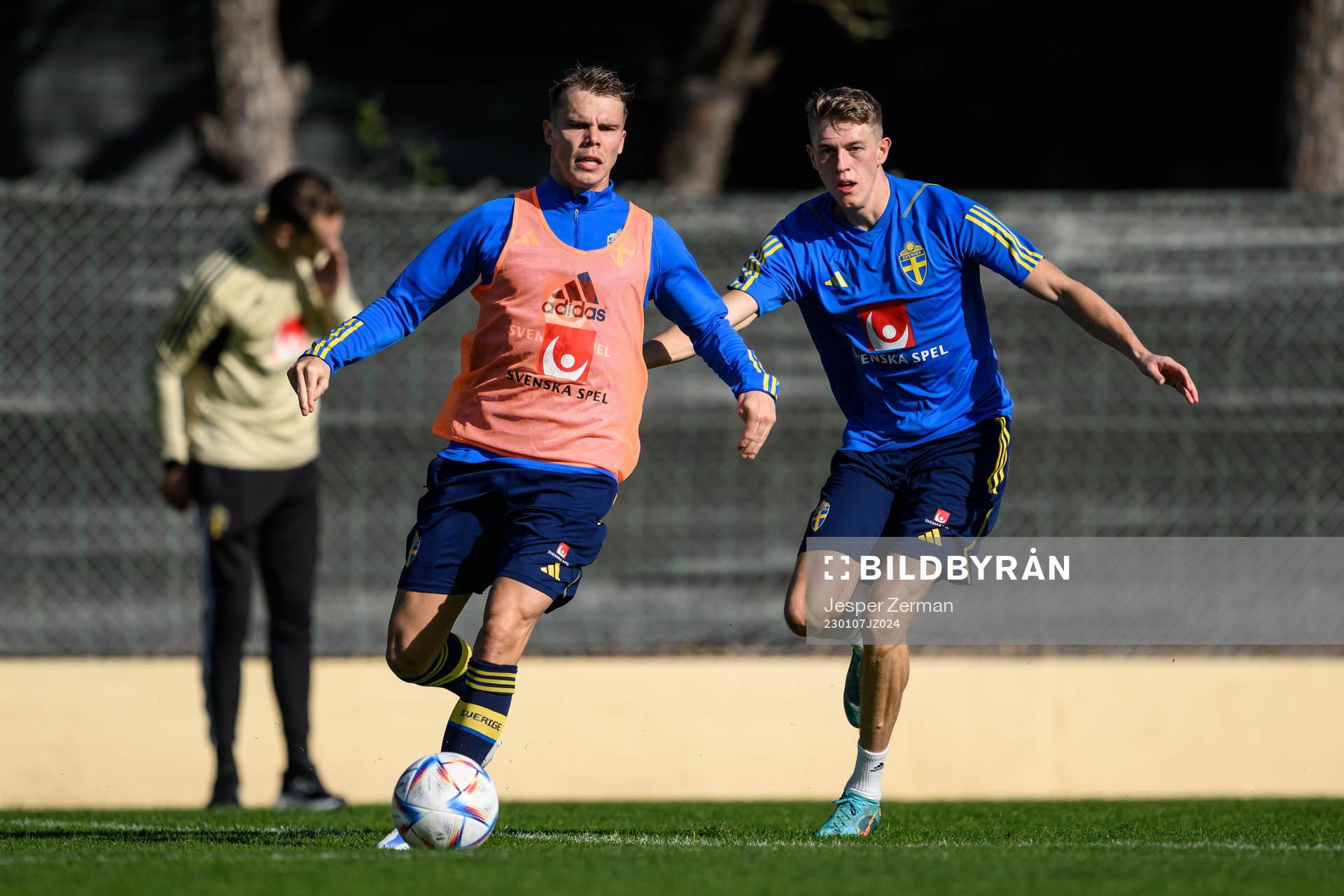 Elias Andersson and Alexander Bernhardsson of the Swedish