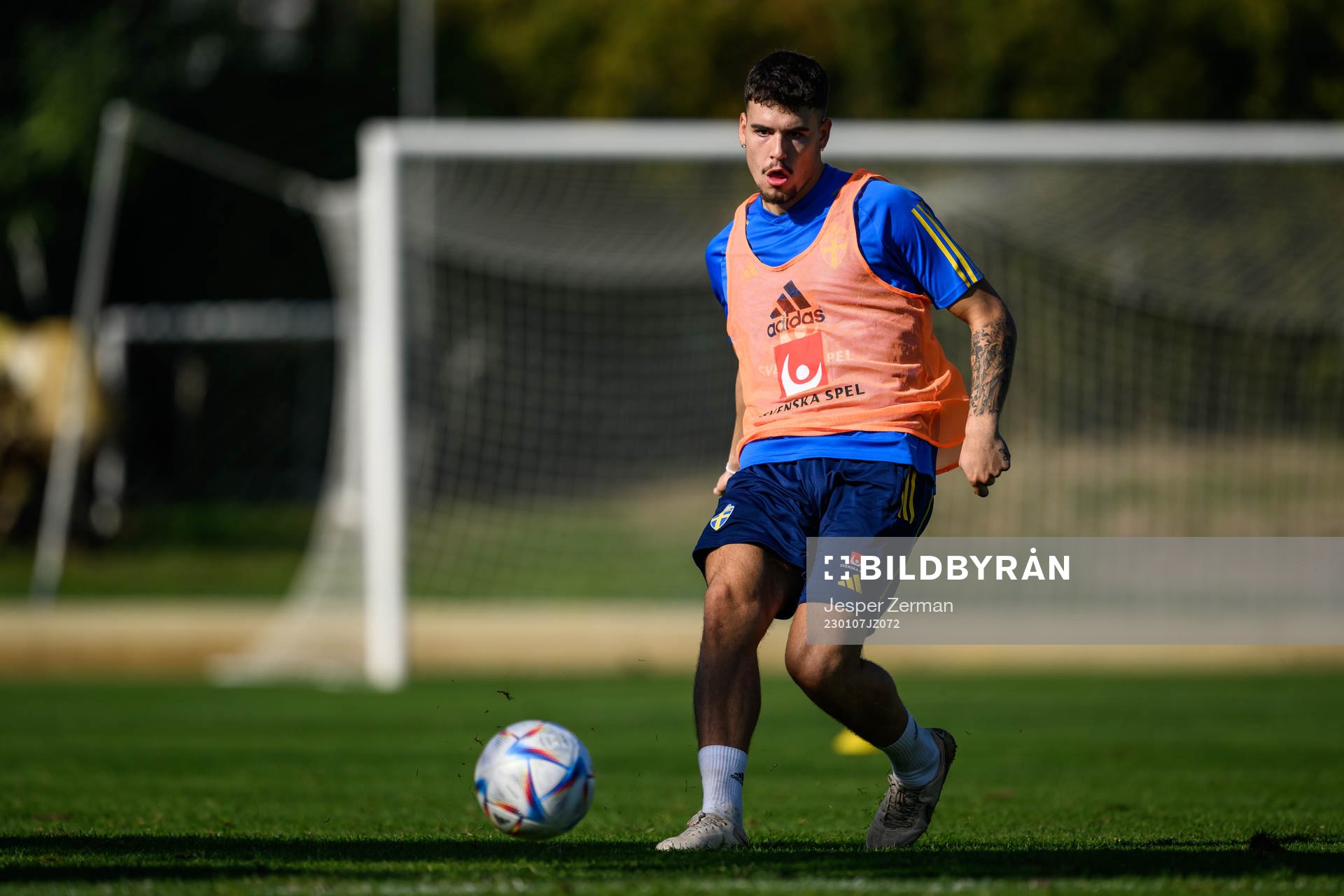 Edvin Kurtulus of the Swedish men's football national team