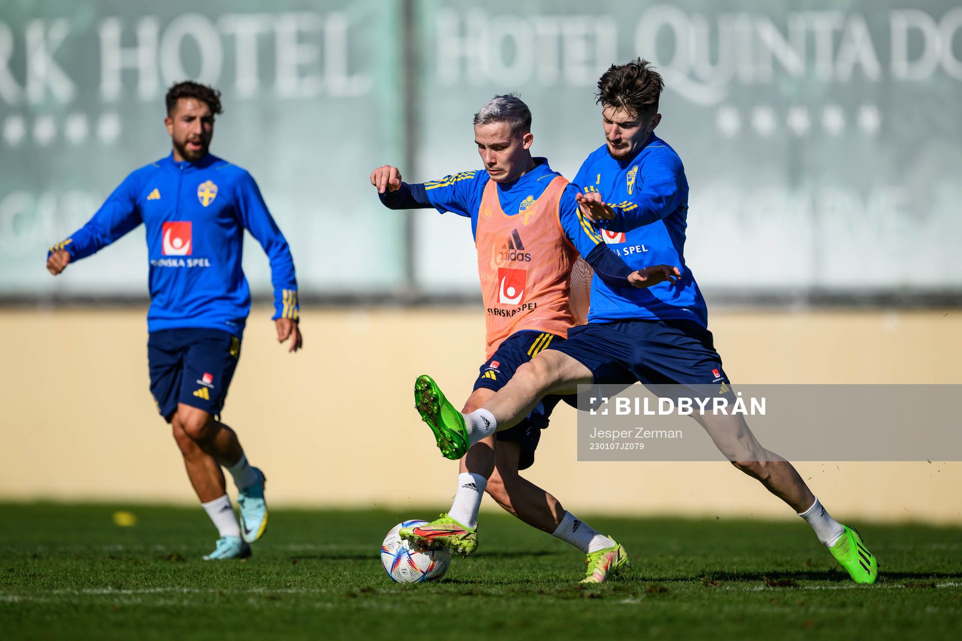 Jacob Ondrejka and Armin Gigovic of the Swedish men's