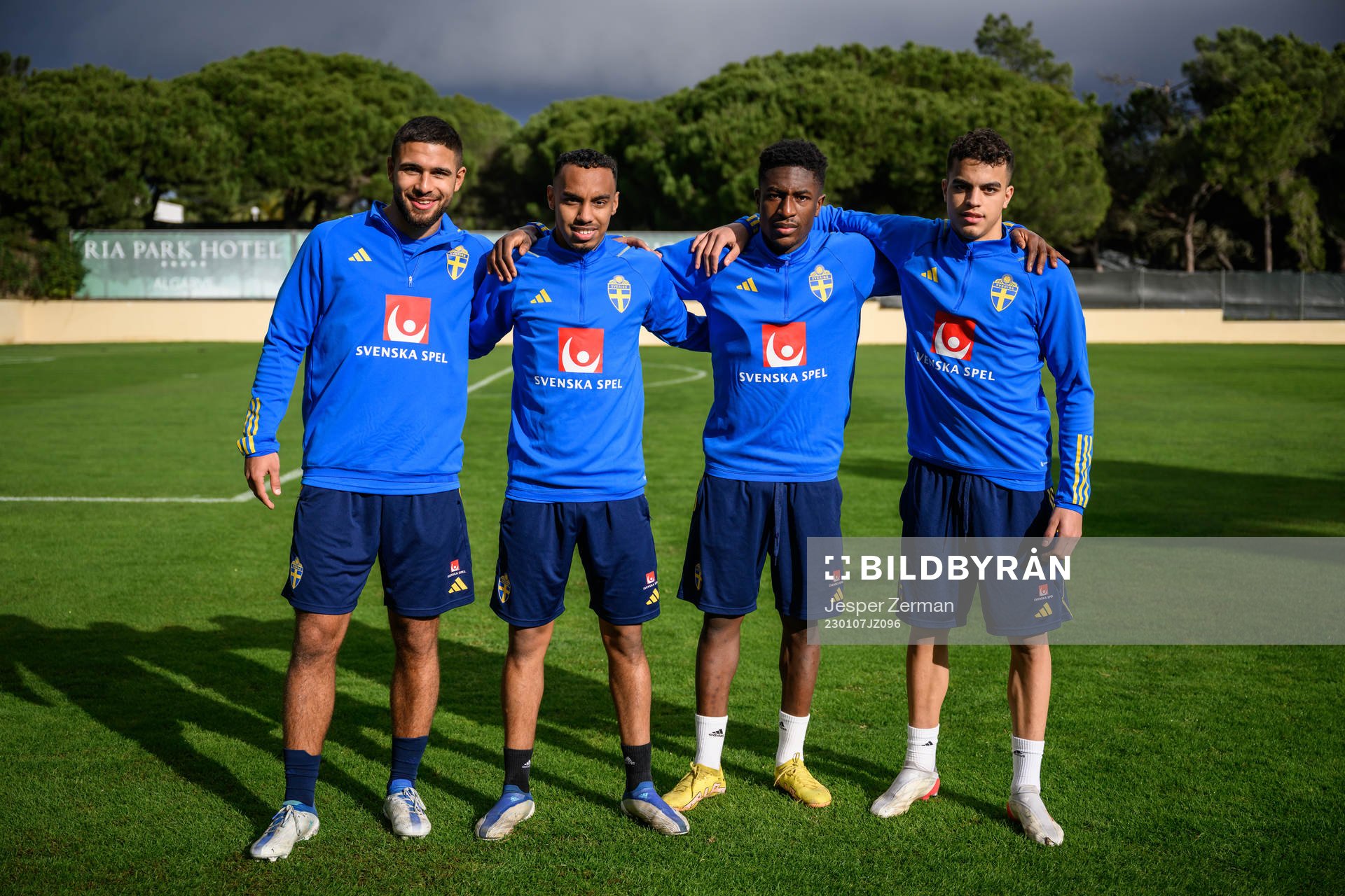 Omar Faraj, Bilal Hussein, Josafat Mendes and Yasin Ayari