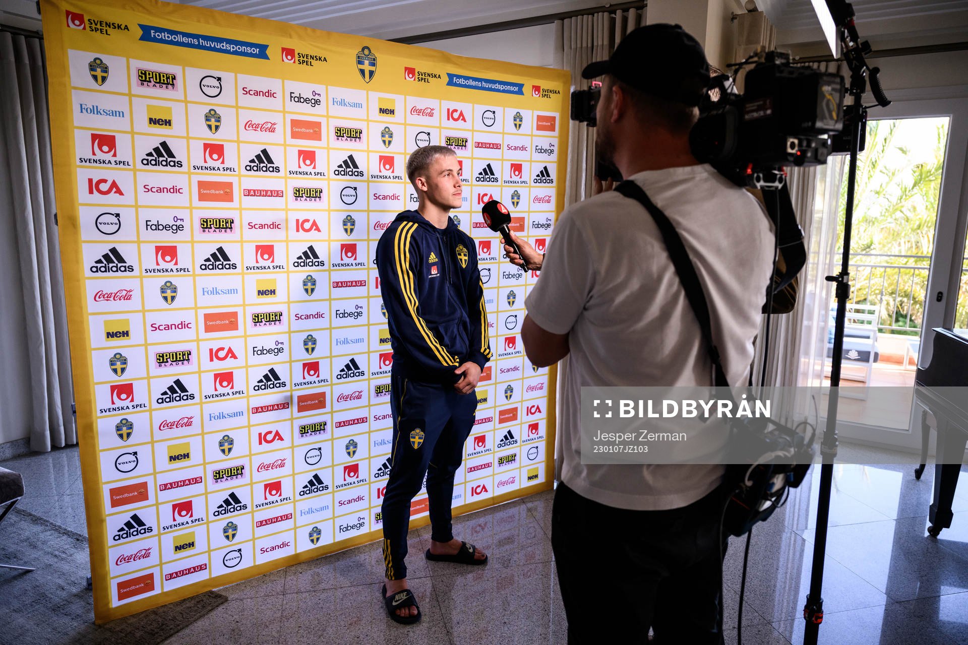 Jacob Ondrejka of the Swedish men's football national team