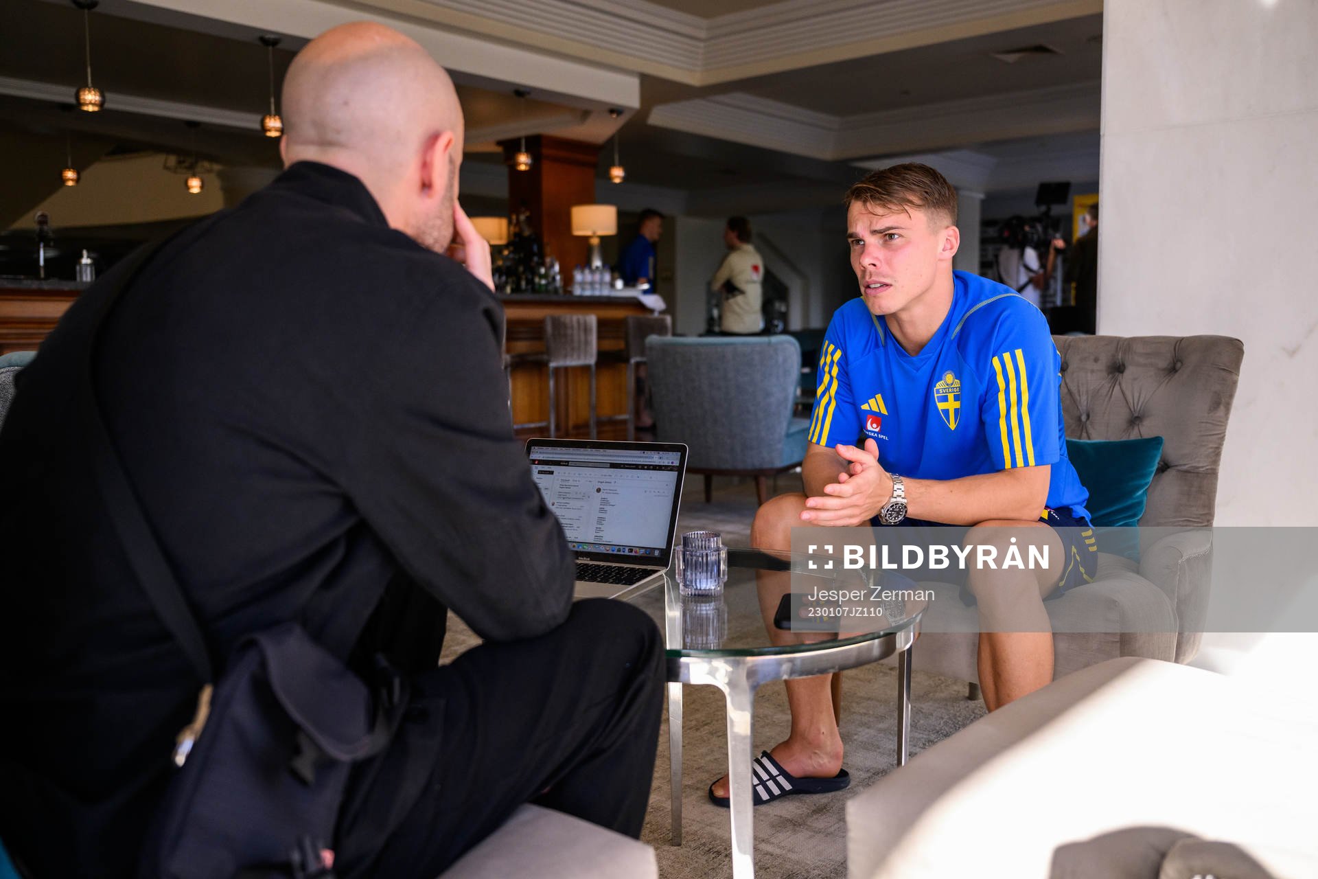 Elias Andersson of the Swedish men's football national team