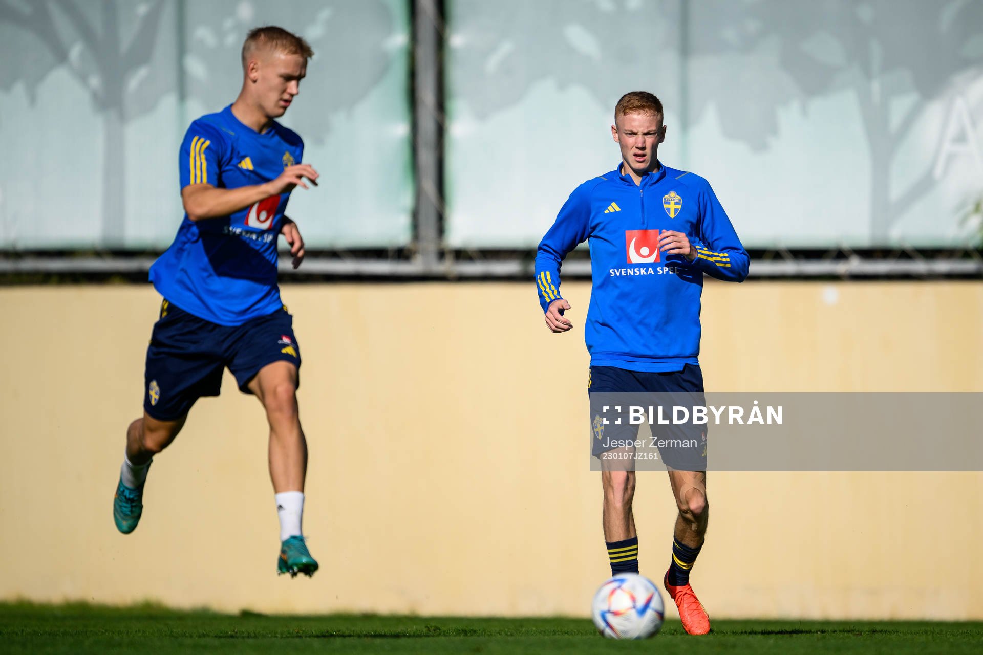 Carl Gustafsson and Hugo Larsson of the Swedish men's