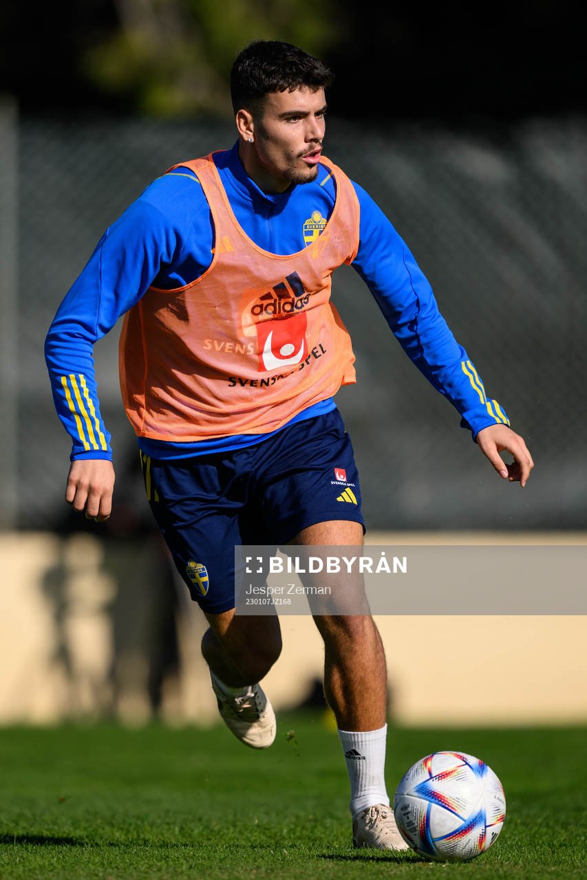 Edvin Kurtulus of the Swedish men's football national team