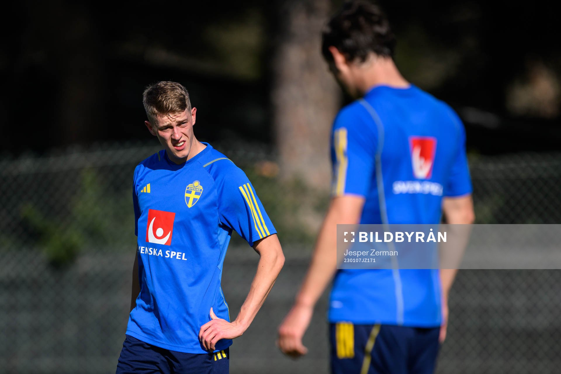 Alexander Bernhardsson of the Swedish men's football