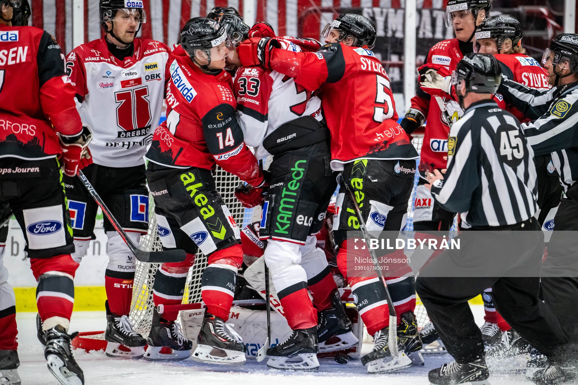Malmö Redhawks Carl-Johan Lerby, Emil Sylvegård
