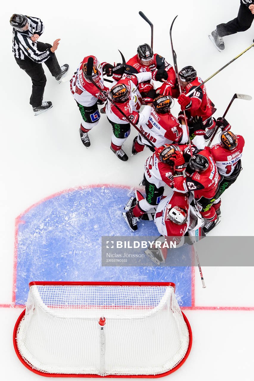 Bråk mellan Malmö Redhawks och Örebros spelarna
