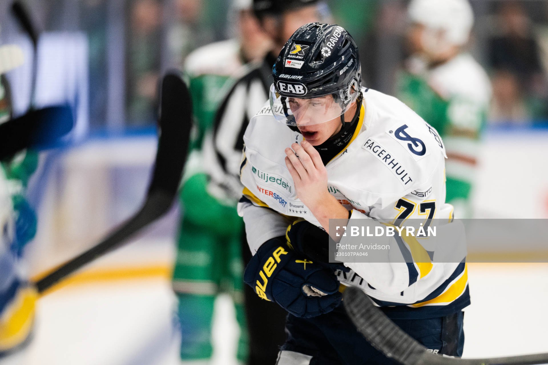 HV71s Herman Hansson har ont