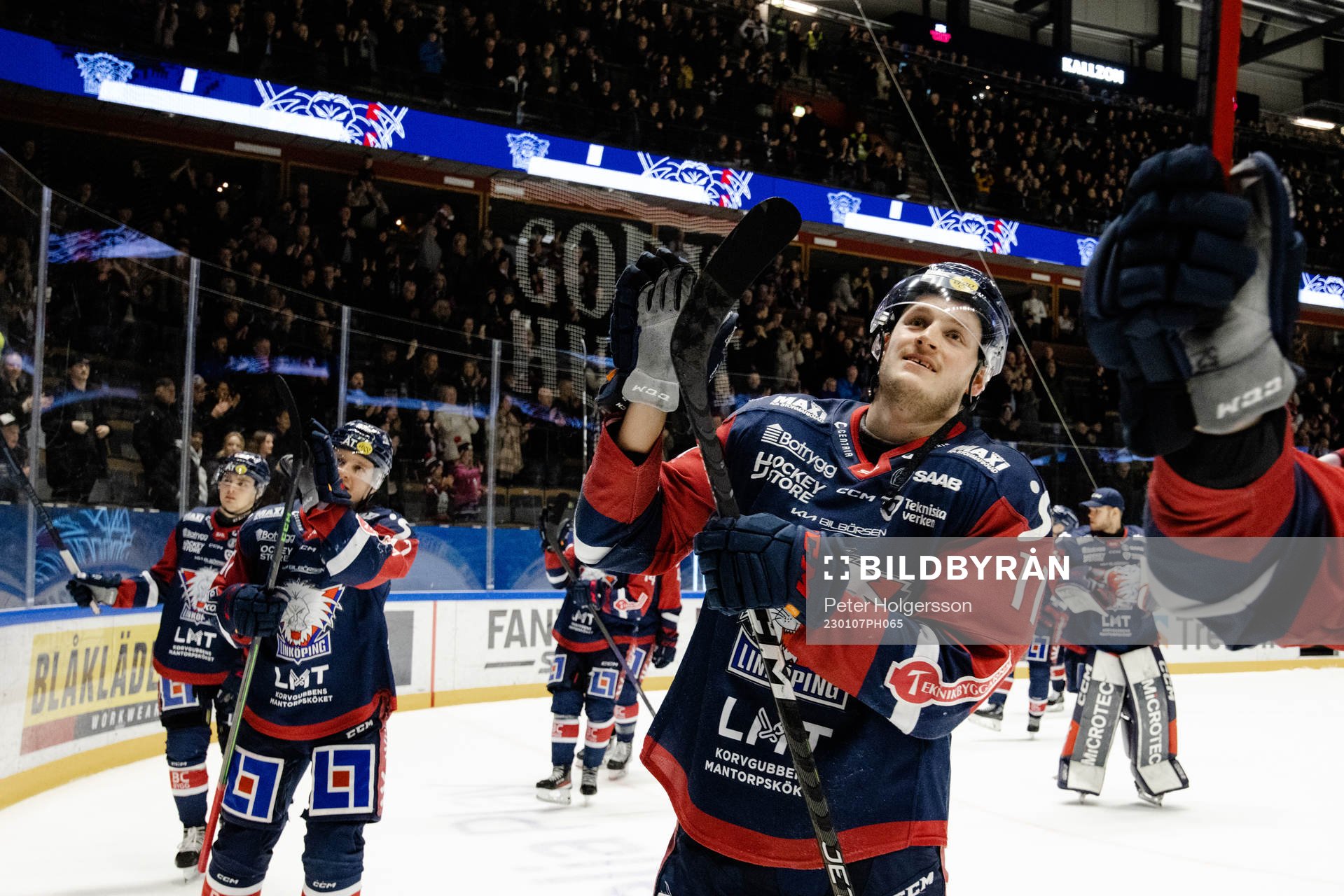Linköpings Henrik Törnqvist jublar