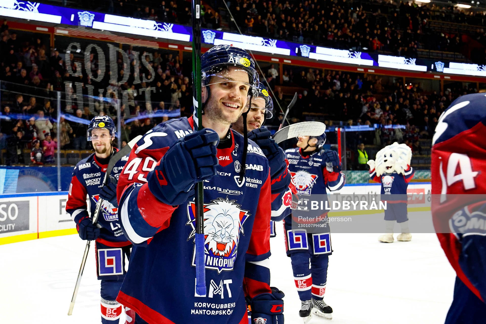 Linköpings Benjamin Maxwell jublar