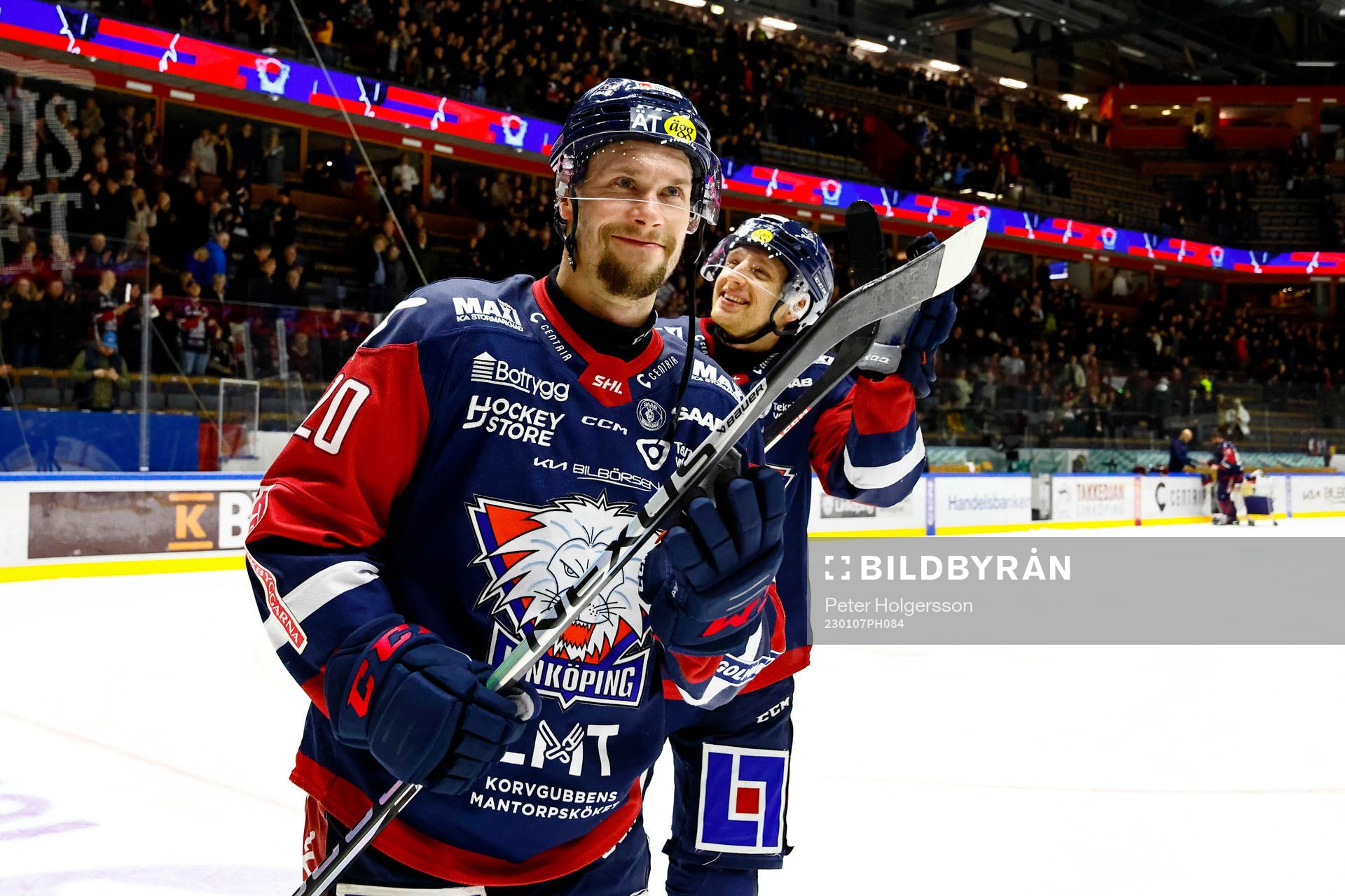 Linköpings Jasse Ikonen jublar