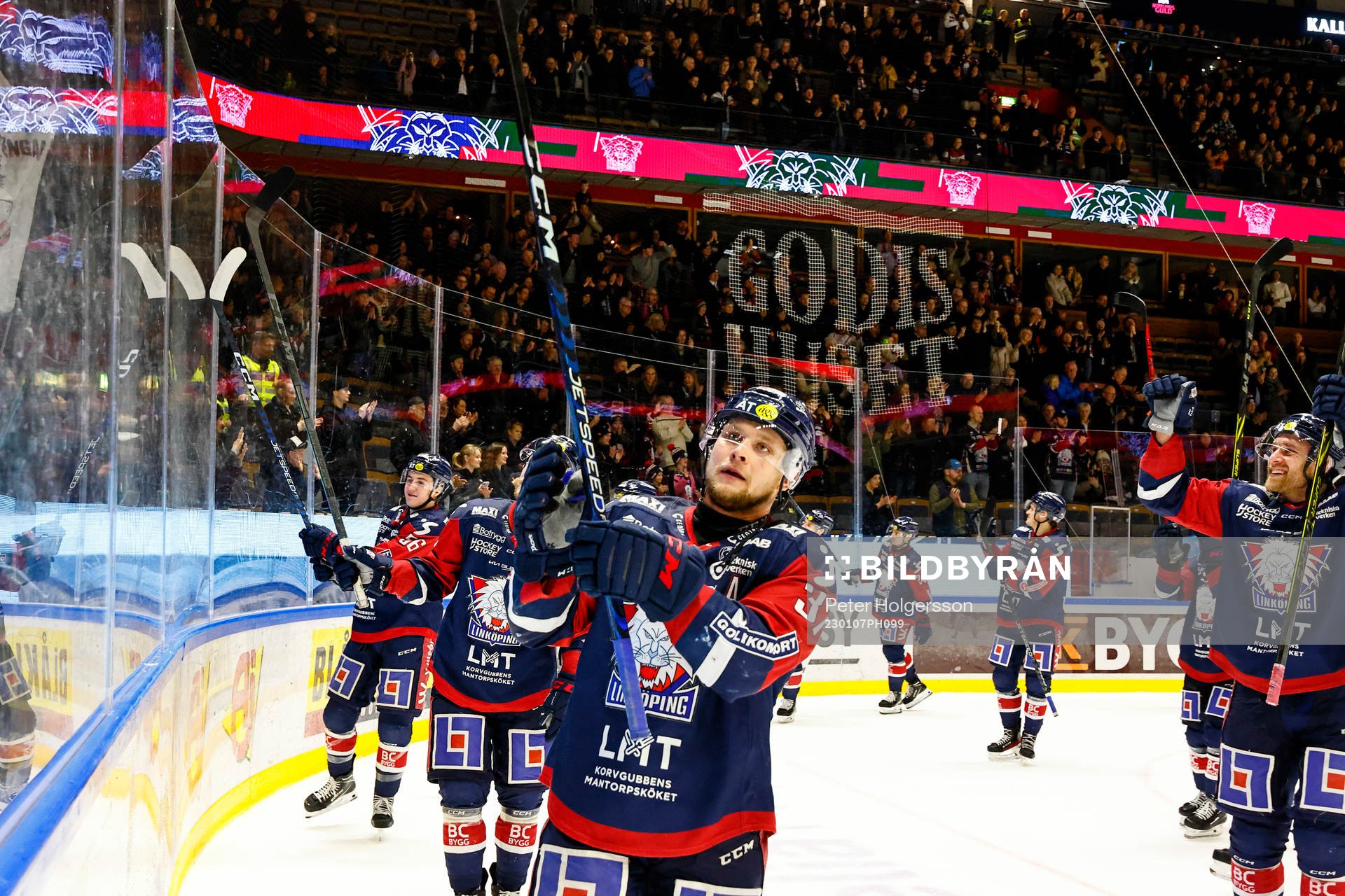 Linköpings Jesper Pettersson jublar