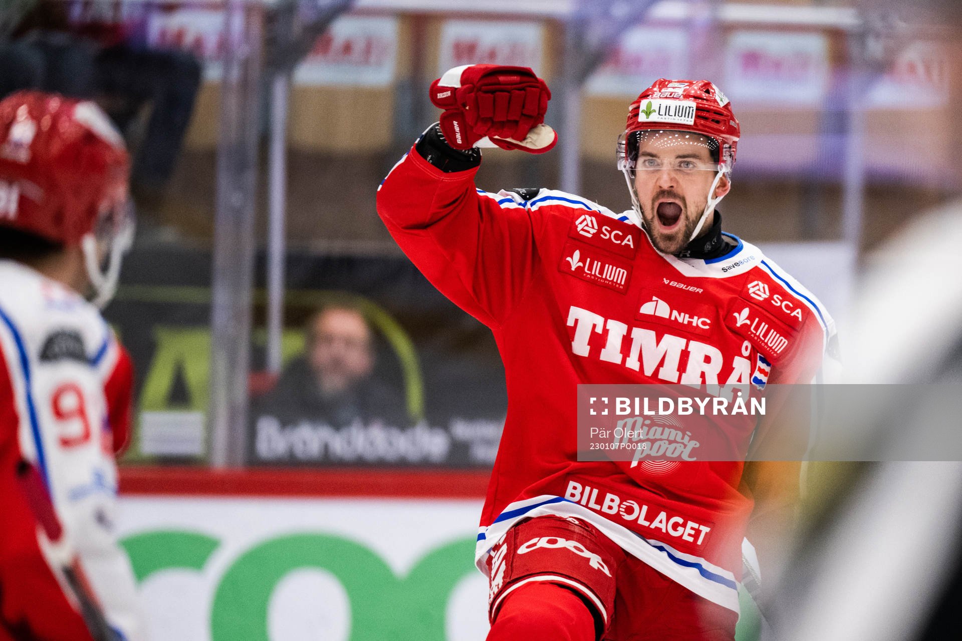 Timrås Tim Erixon jublar