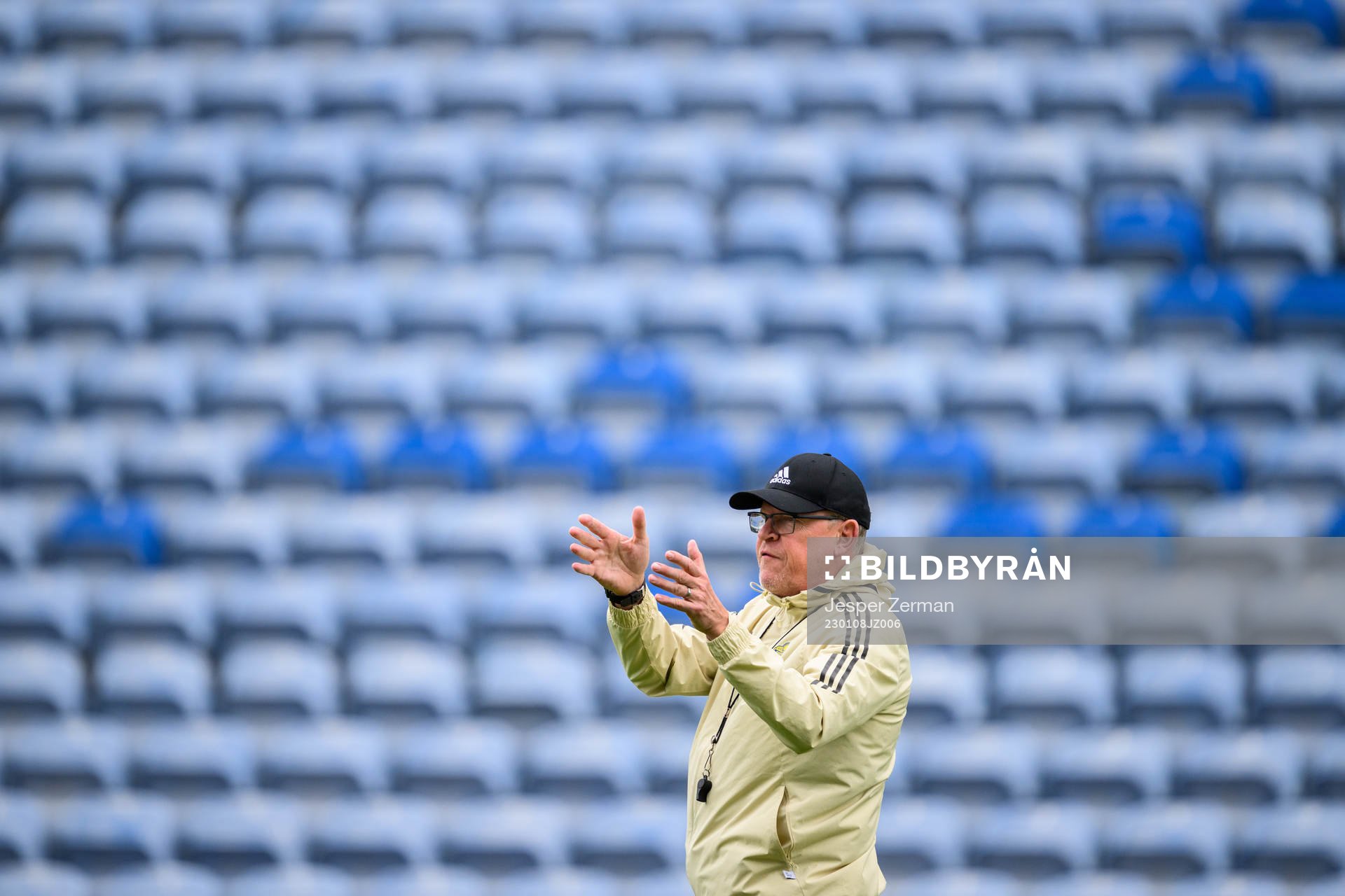head coach Janne Andersson of the Swedish men's football