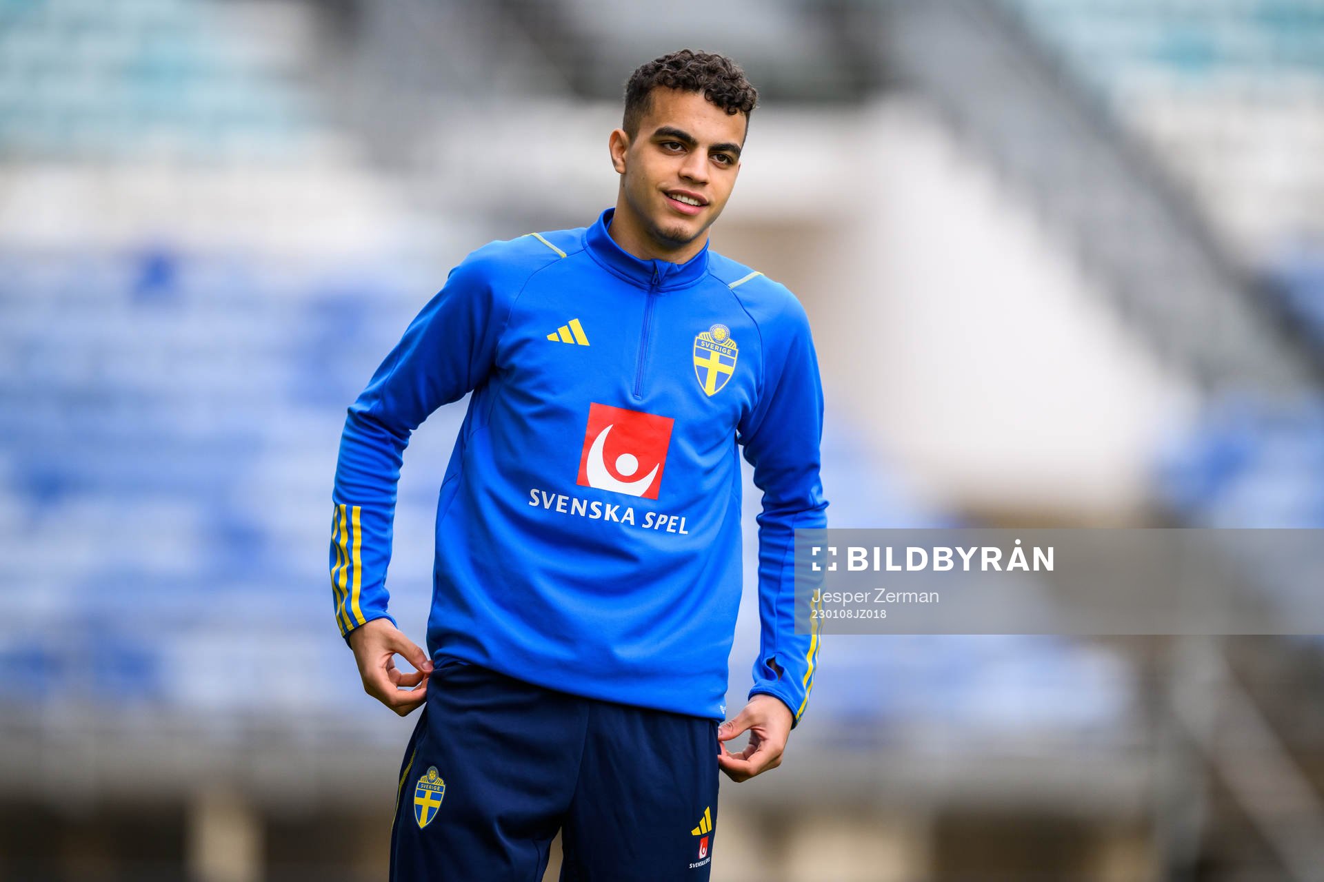 Yasin Ayari of the Swedish men's football national team at