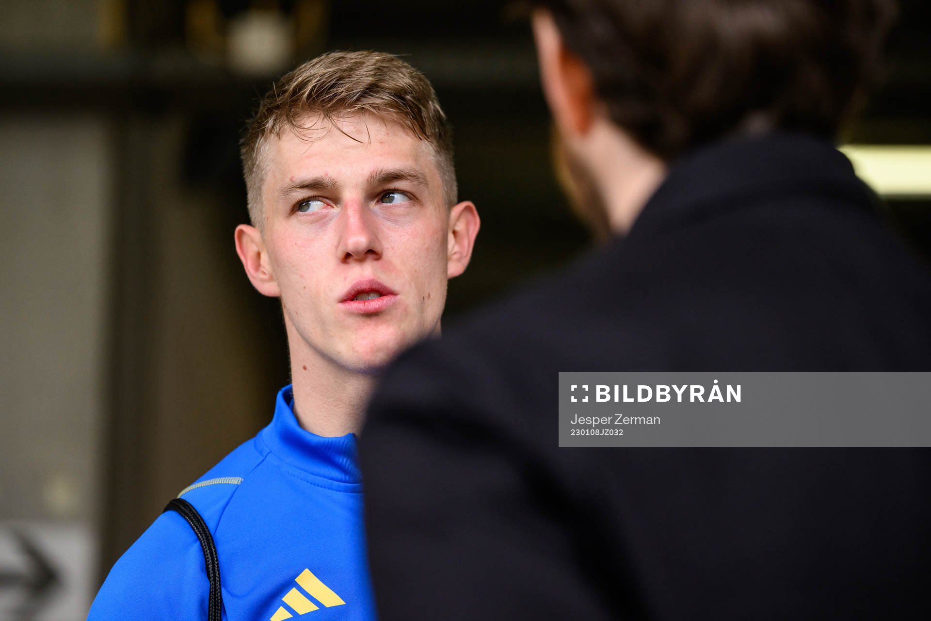 Alexander Bernhardsson of the Swedish men's football