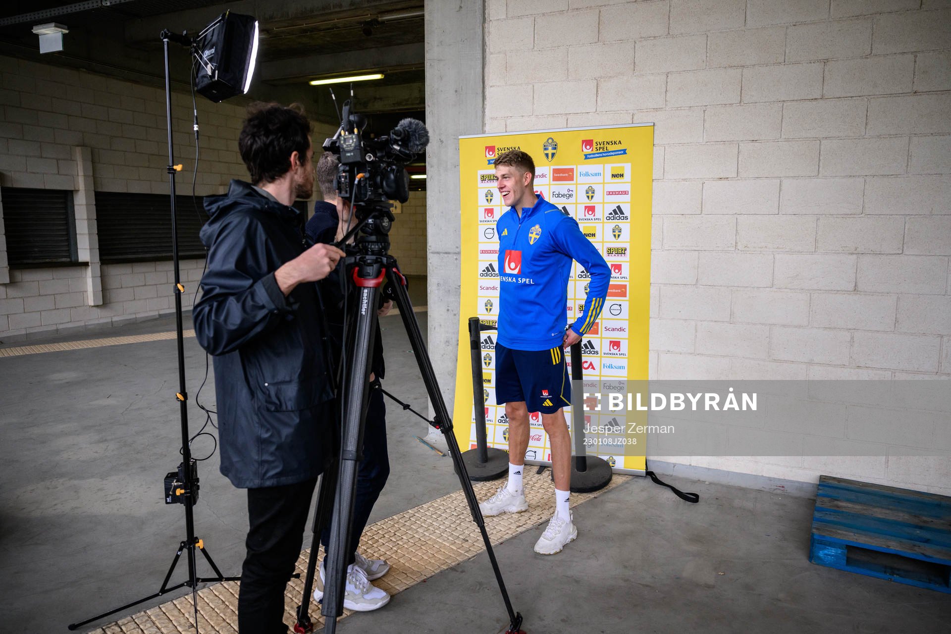 Alexander Bernhardsson of the Swedish men's football