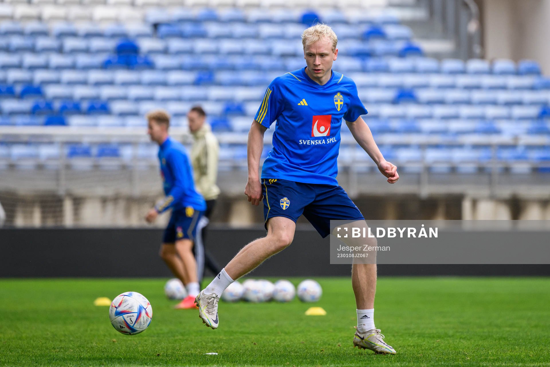 André Boman of the Swedish men's football national team at