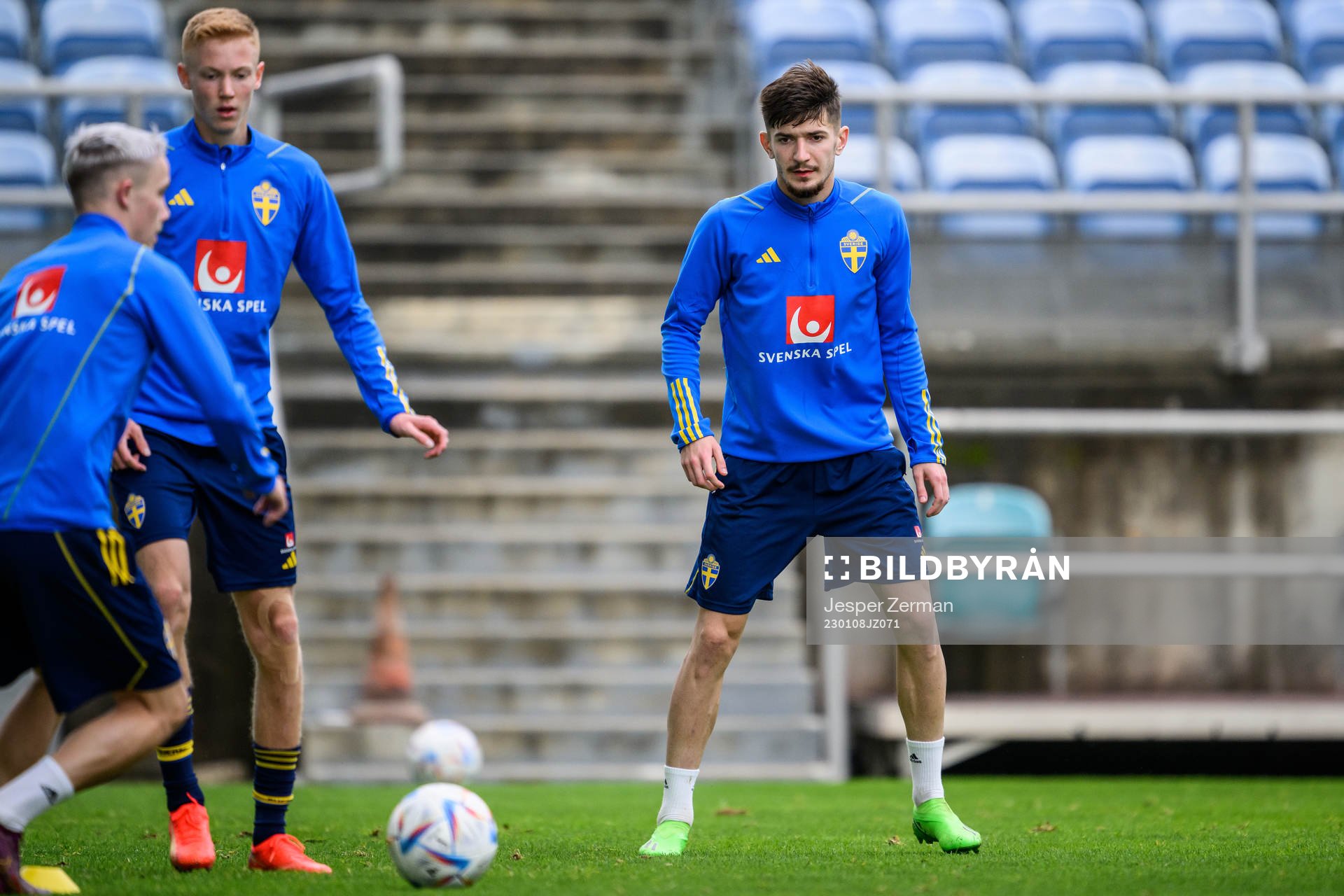 Armin Gigovic of the Swedish men's football national team